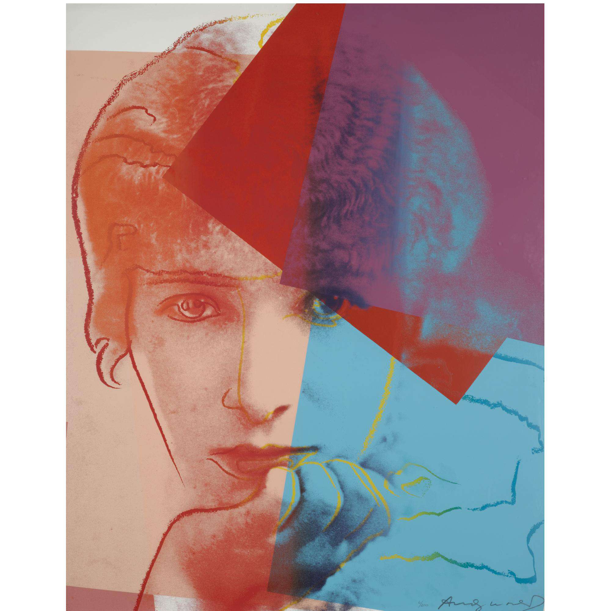 Andy Warhol - Ten Portraits of Jews of the Twentieth Century: Gertrude Stein, Golda Meir and Sarah Bernhardt