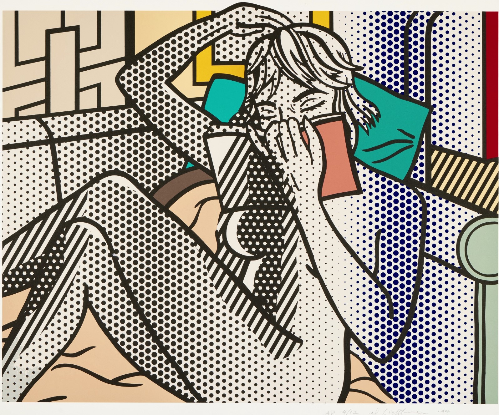 Roy Lichtenstein - Nude Reading (from Nudes Series)