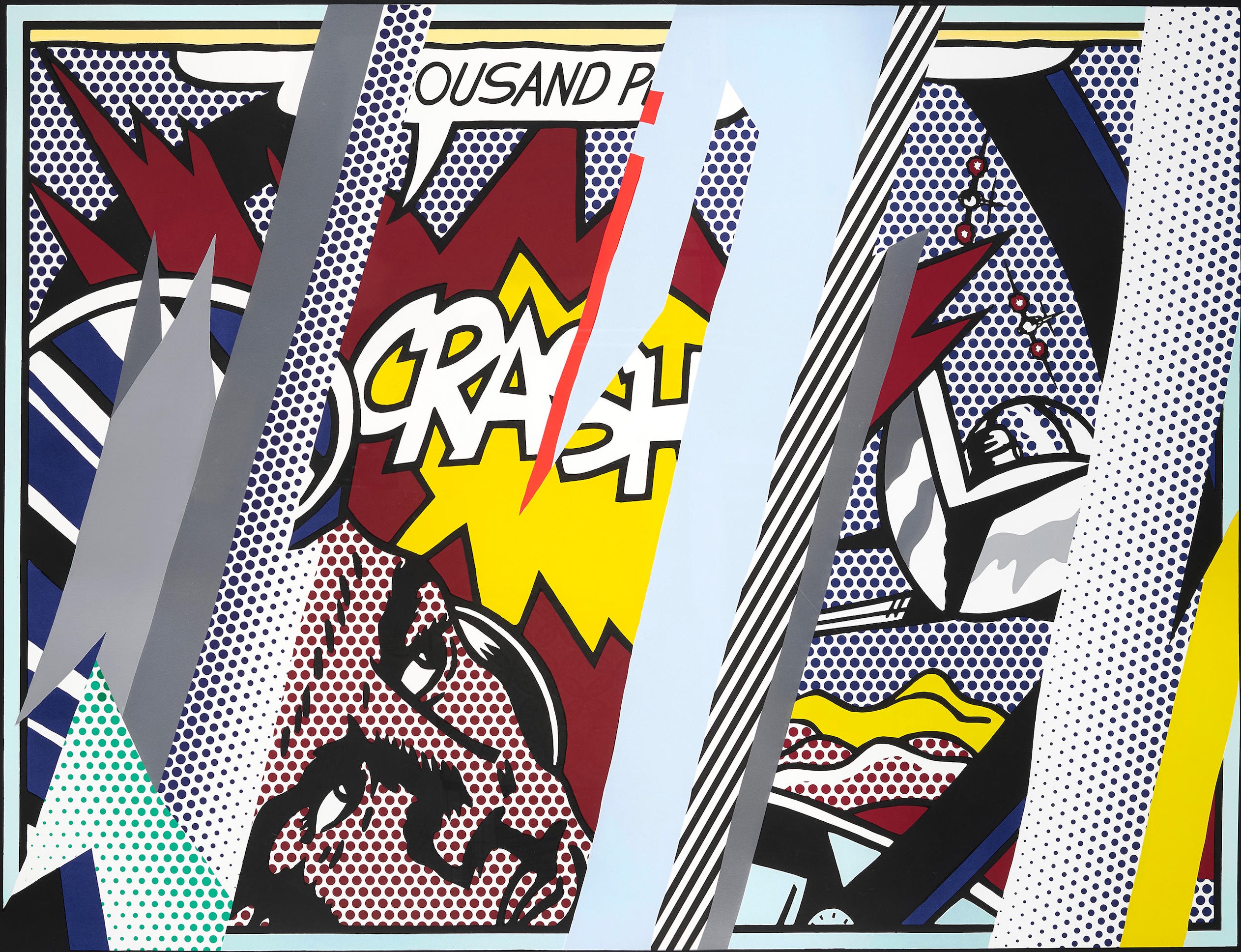Roy Lichtenstein - Reflections on Crash, from Reflections (Corlett 239)