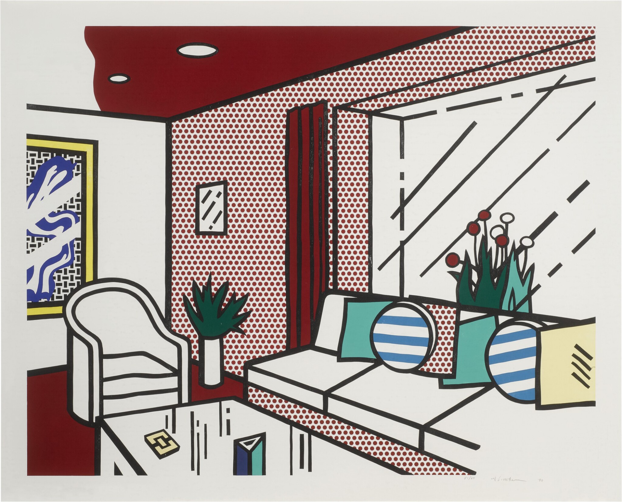 Roy Lichtenstein - The Living Room