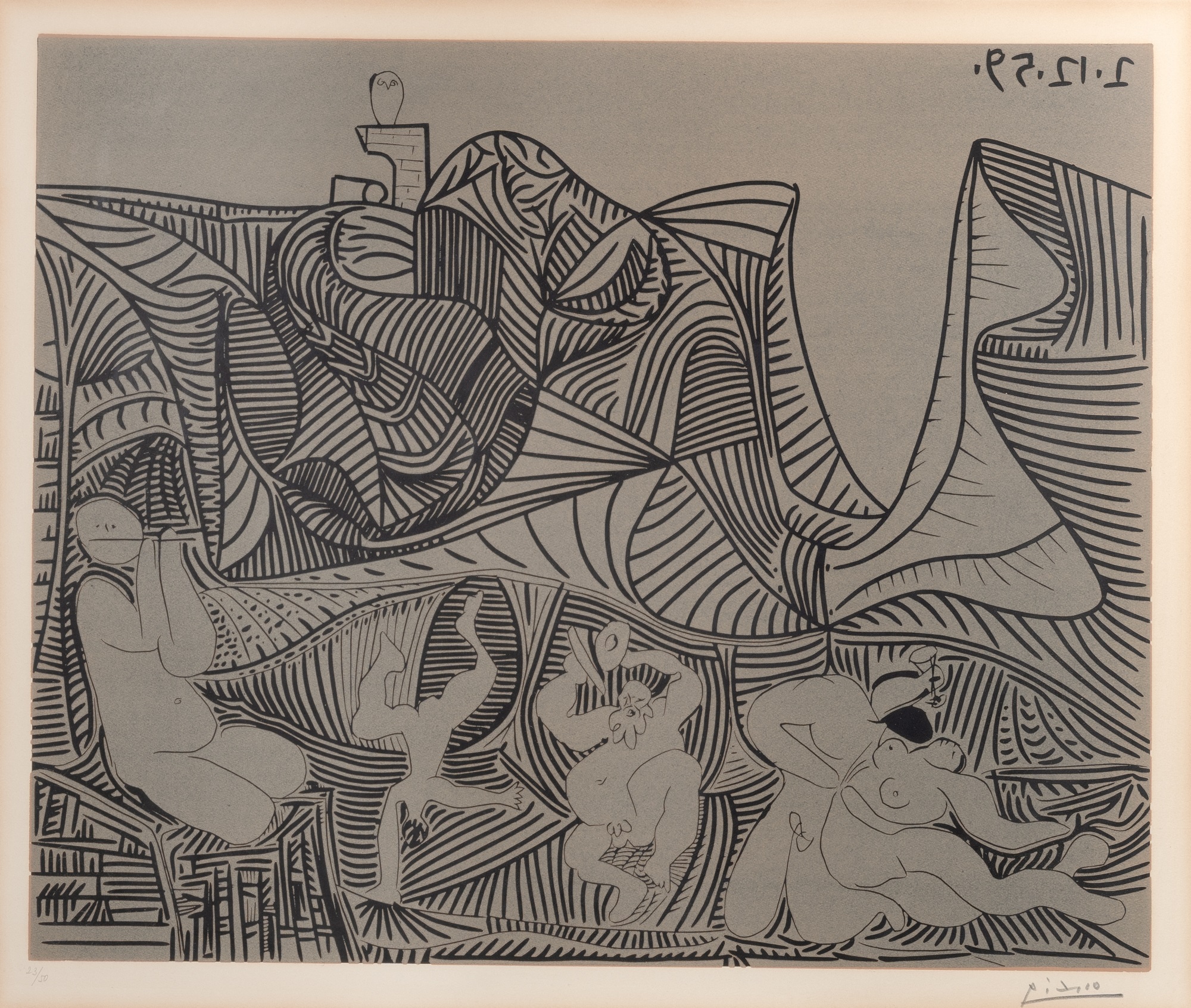 Pablo Picasso - BACCHANALE AU HIBOU (BLOCH 938; BAER 1265)