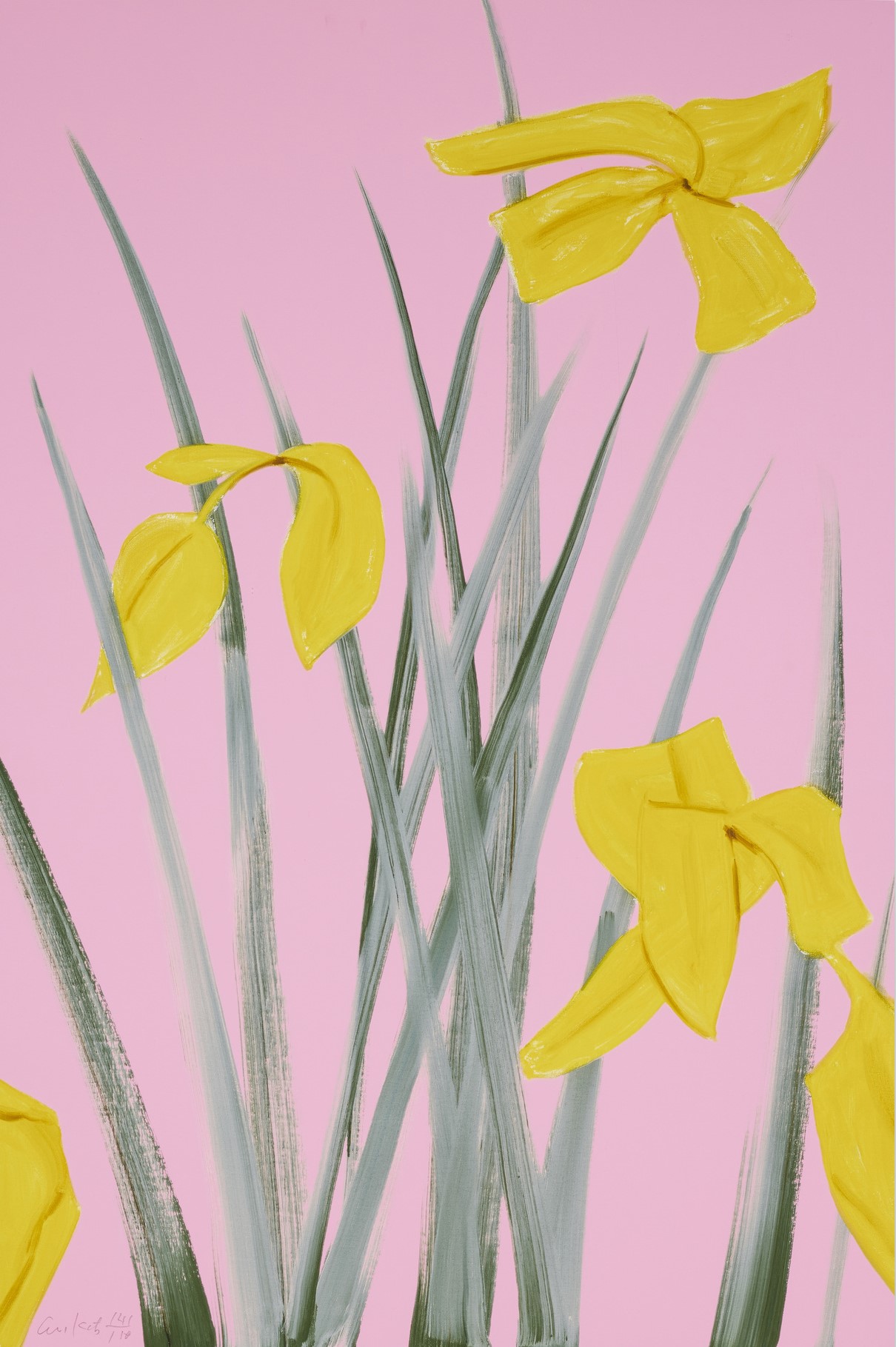 Alex Katz - Yellow Flags 3