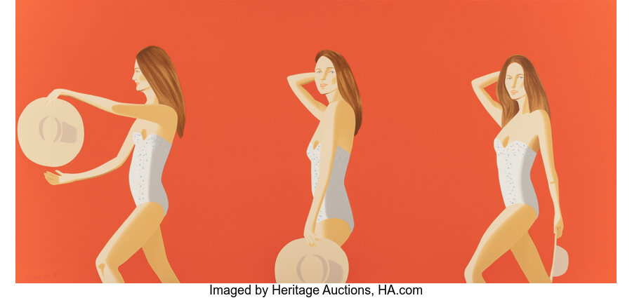 Alex Katz - Ariel (Red)