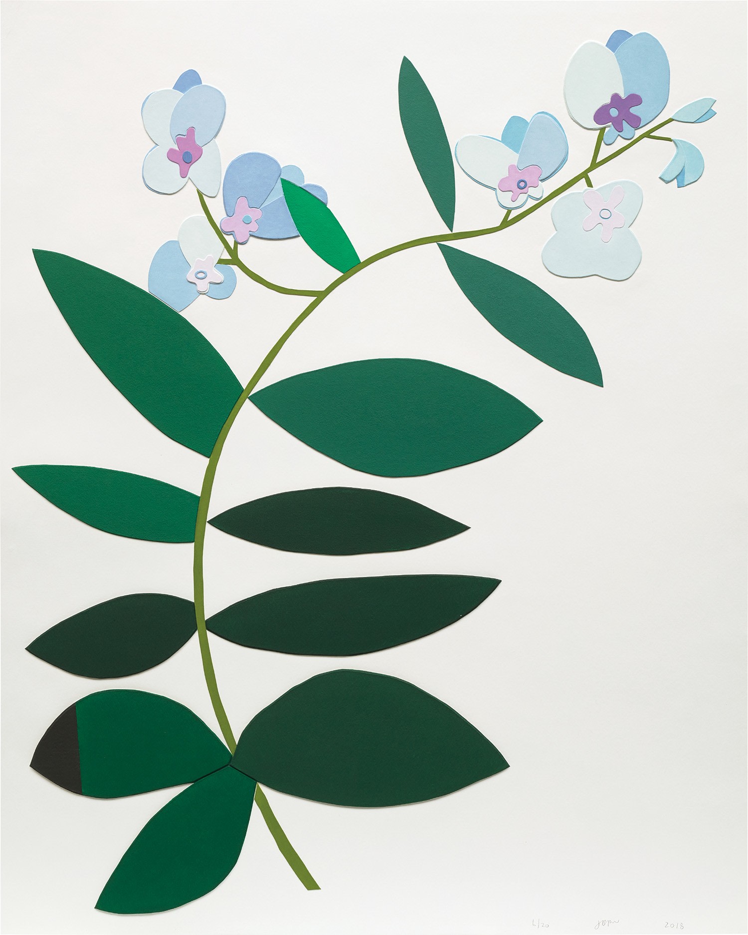 Jonas Wood - Three Clippings: Clipping 2