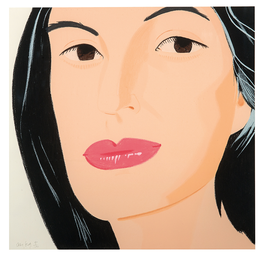 Alex Katz - Ada (from 23 Artistes pour Médecins du Monde portfolio)