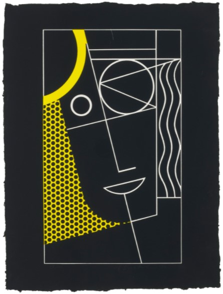 Roy Lichtenstein - Modern Head #2, from Modern Head Series
