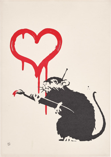 Banksy - Love Rat