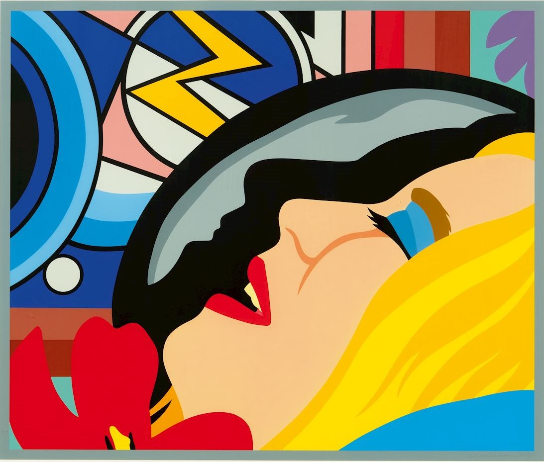 Tom Wesselmann - Bedroom Face With Lichtenstein