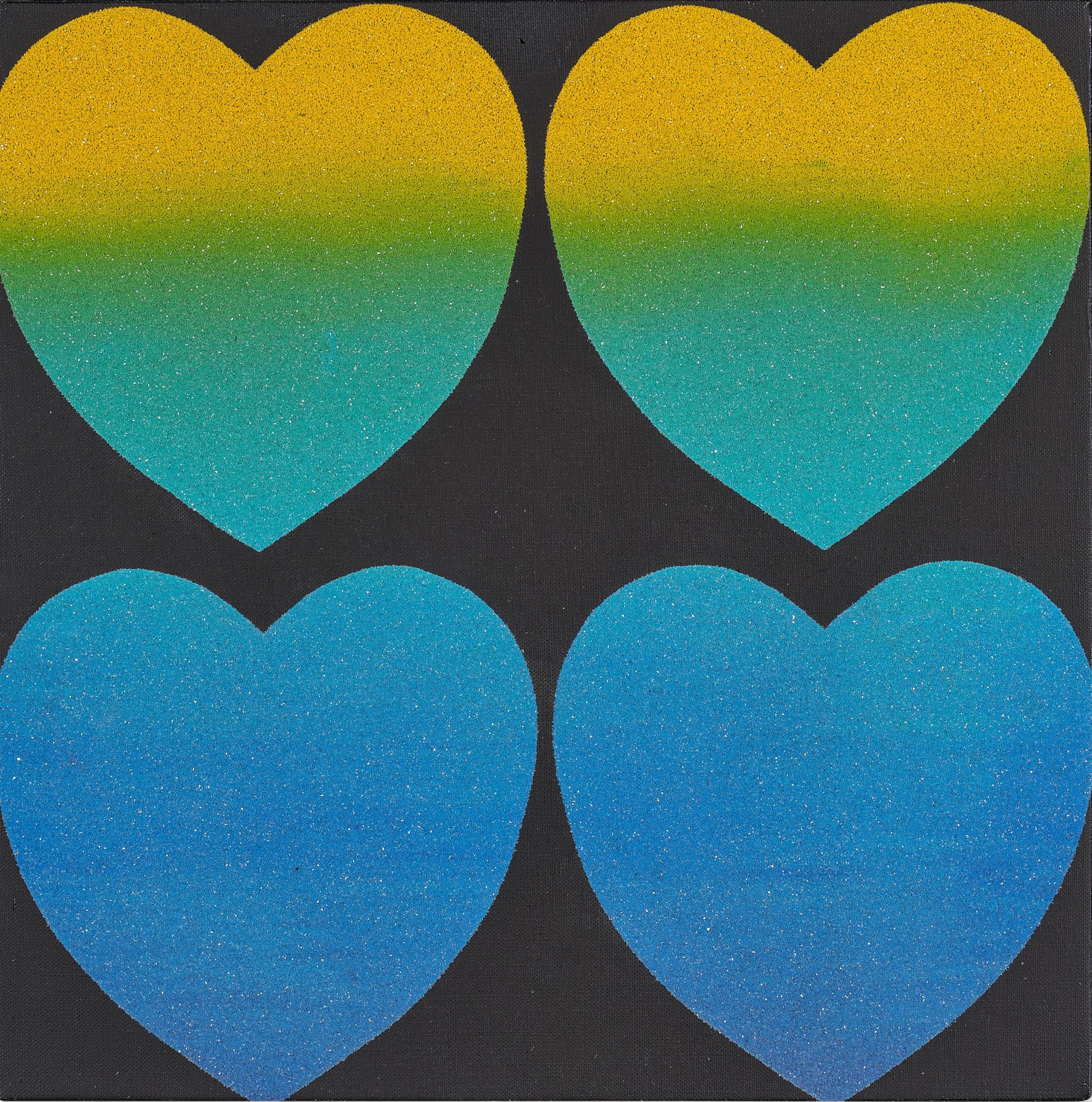 Andy Warhol - Untitled (Four Hearts)