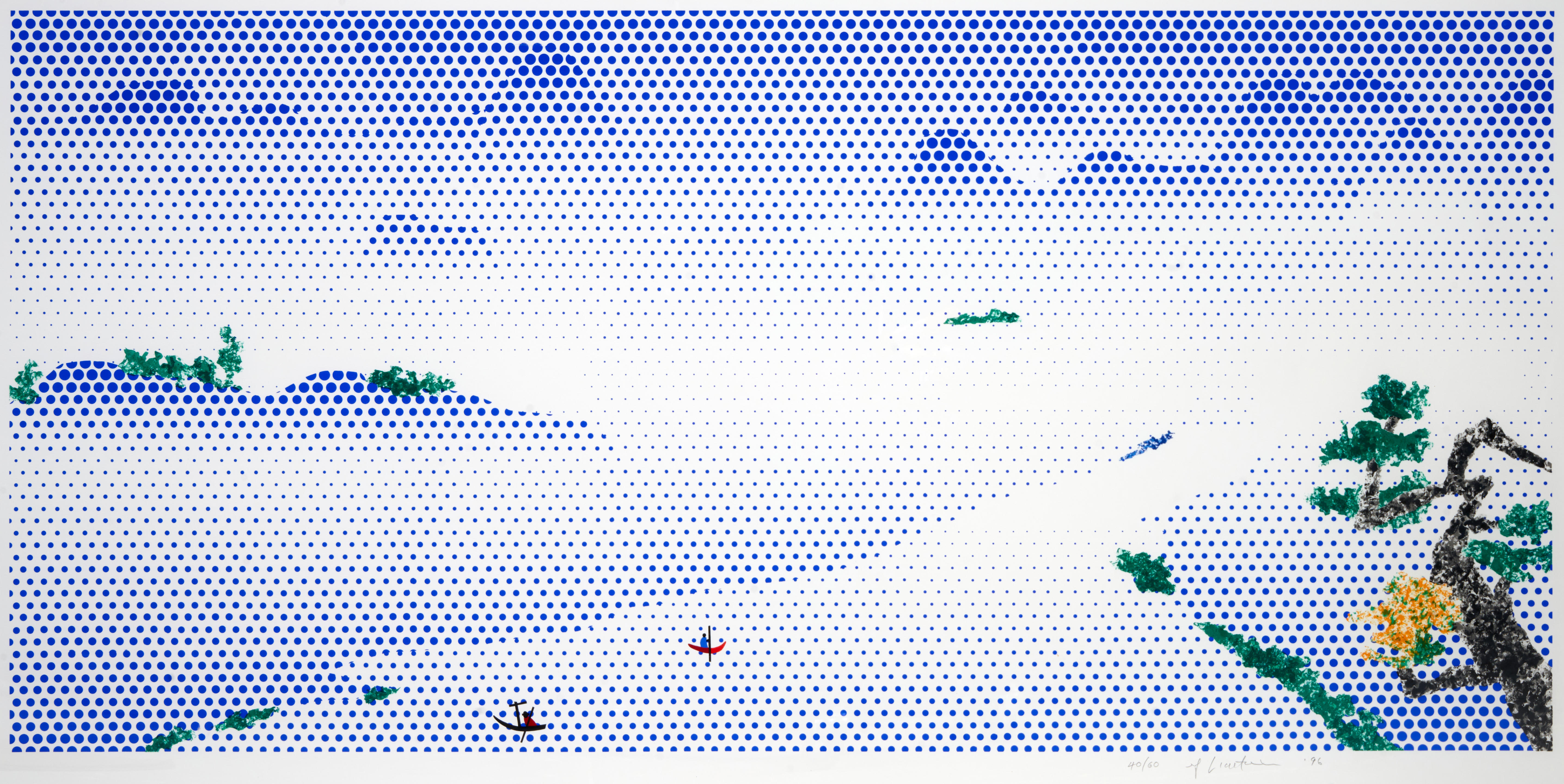 Roy Lichtenstein - Landscape with Boats (Corlett 302), 1996