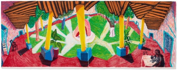 David Hockney - Hotel Acatlan: Two Weeks Later, from Moving Focus