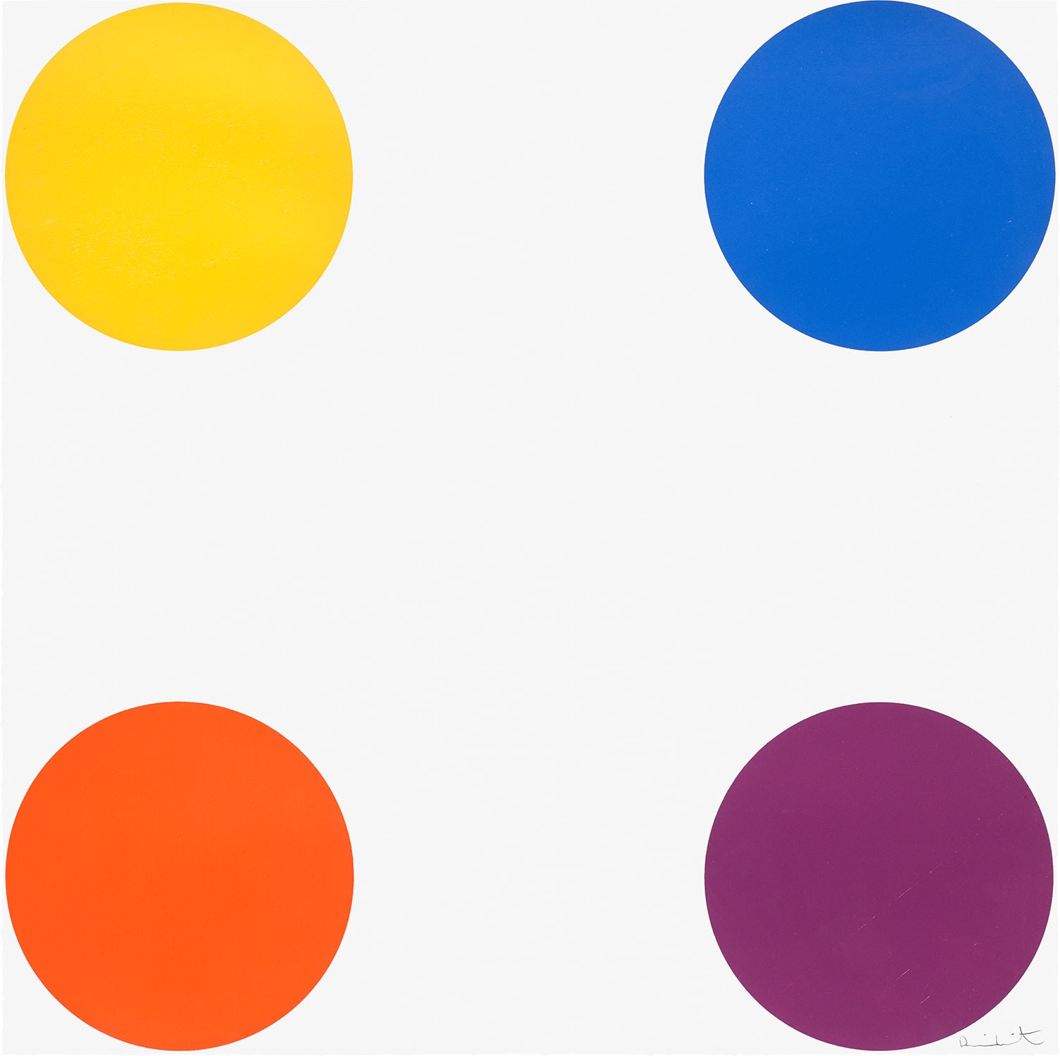 Damien Hirst - Norleucine, from 12 Woodcut Spots