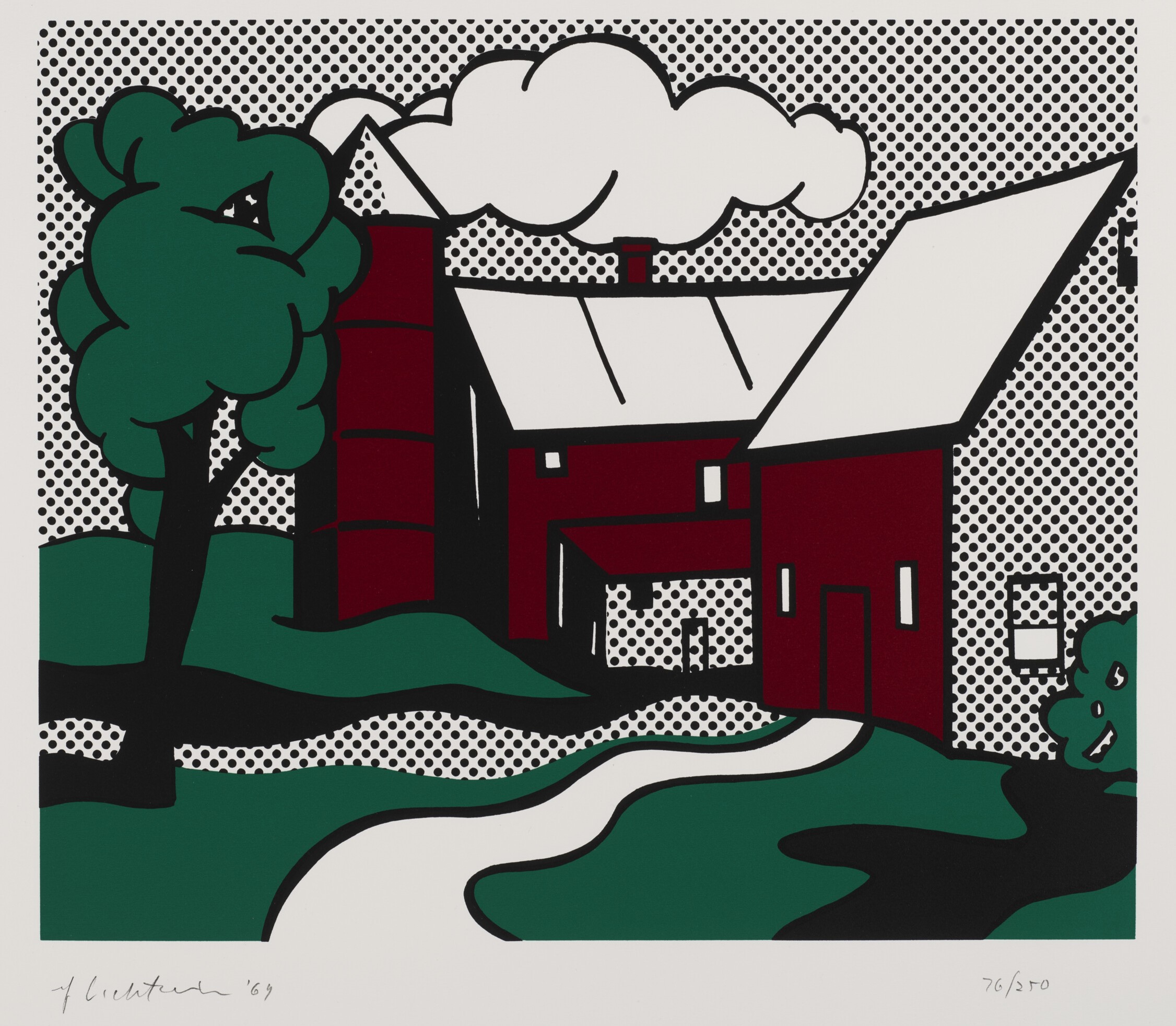 Roy Lichtenstein - Red Barn