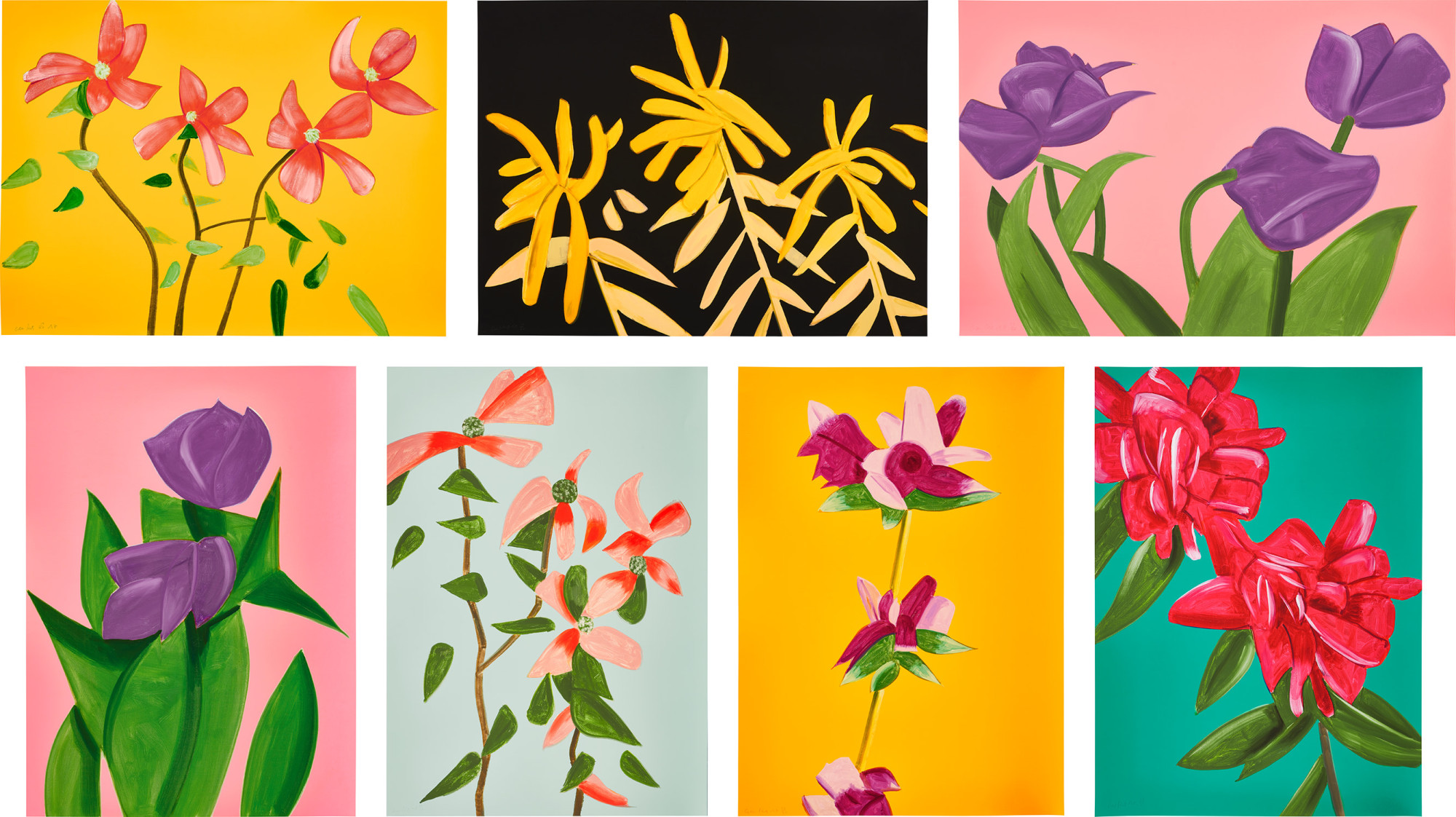 Alex Katz - Flowers