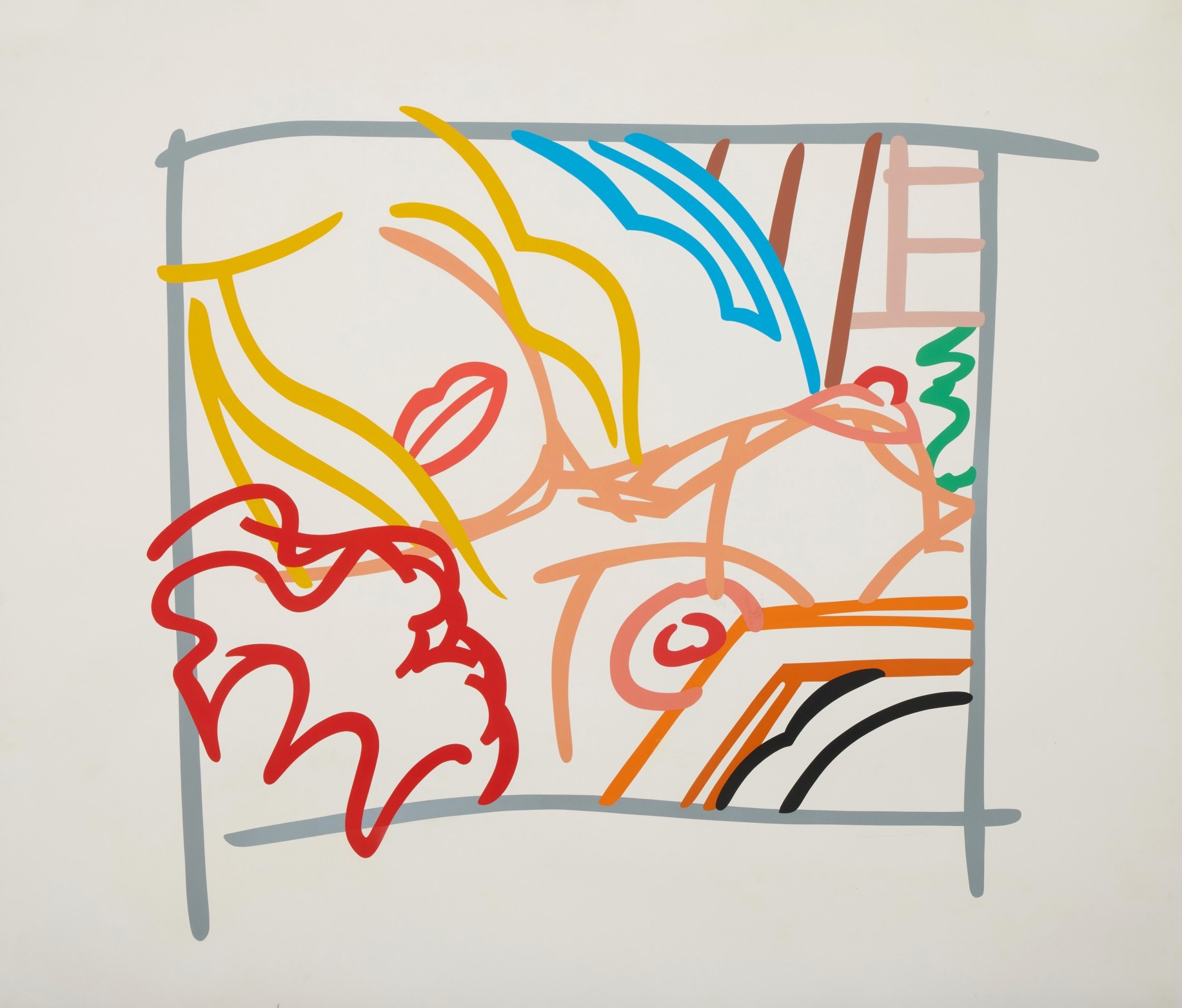 Tom Wesselmann - Bedroom Blonde Doodle with Photo