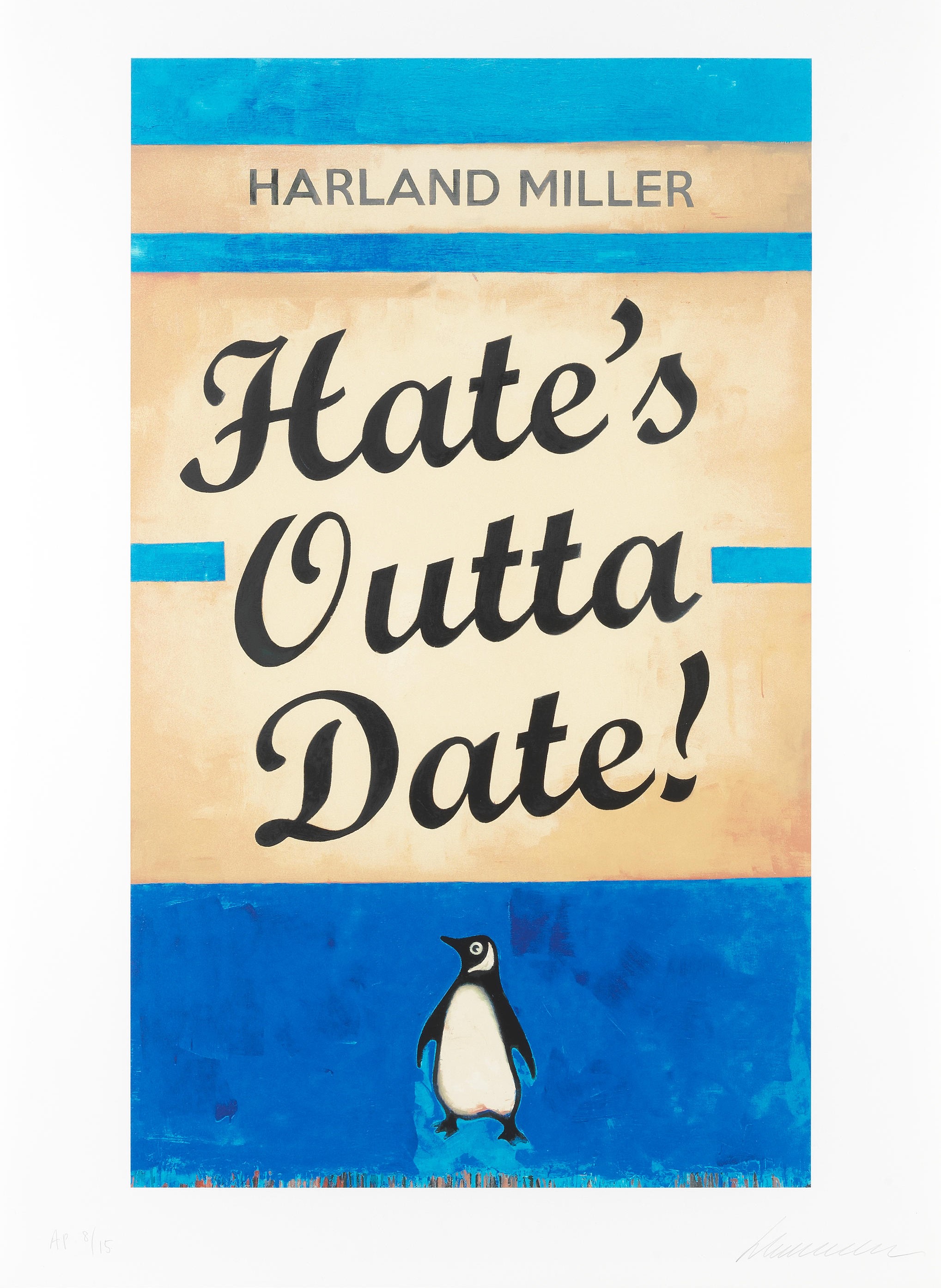 Harland Miller - Hate's Outta Date (Blue)