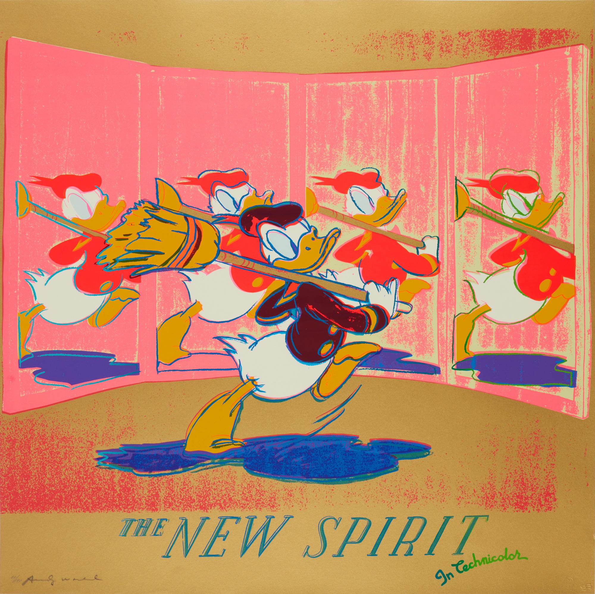 Andy Warhol - The New Spirit (Donald Duck), from Ads