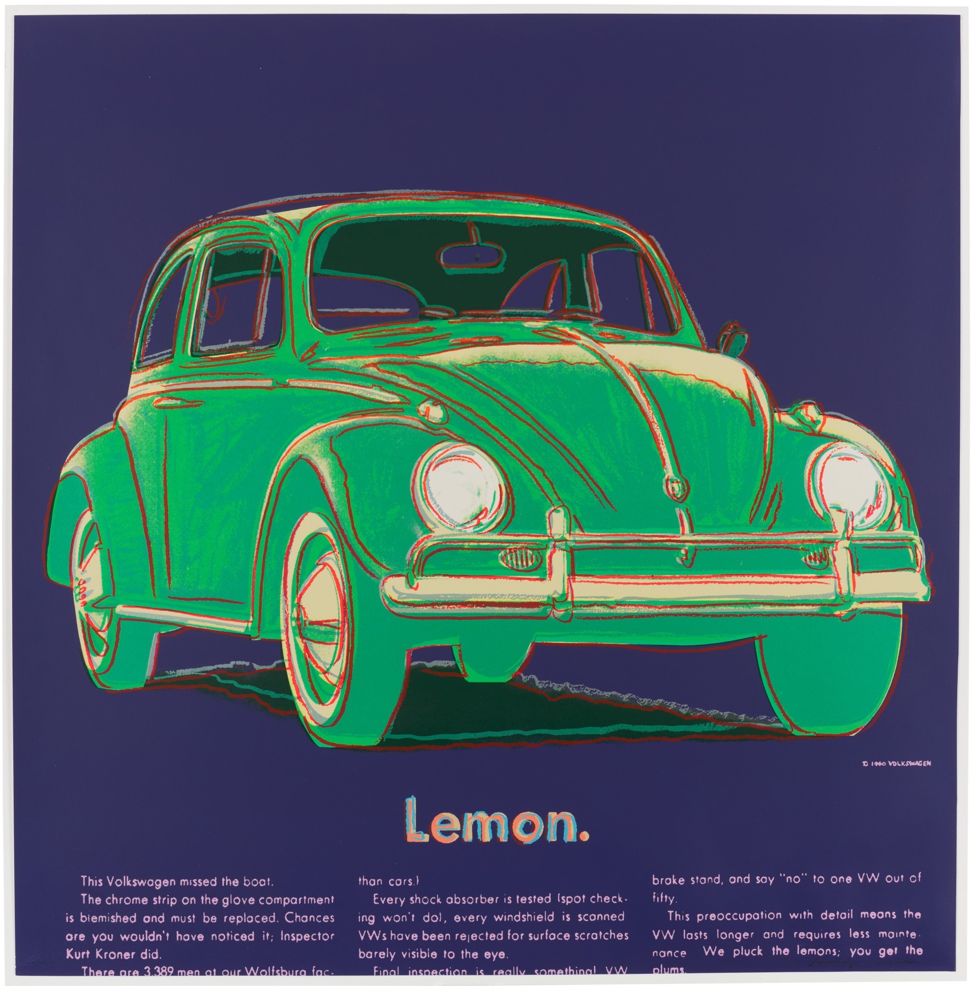 Andy Warhol - Volkswagen(F. & S. II.358)