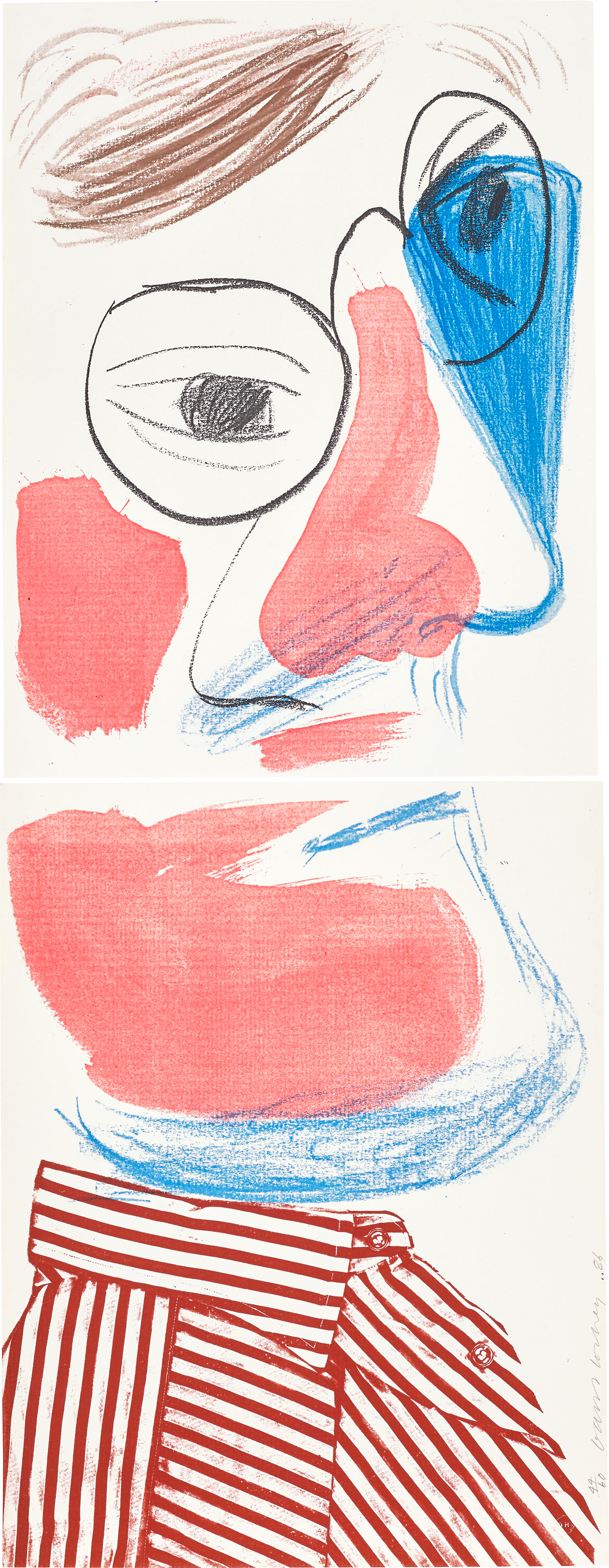 David Hockney - Self-Portrait, July 1986 (M.C.A.T. 295)
