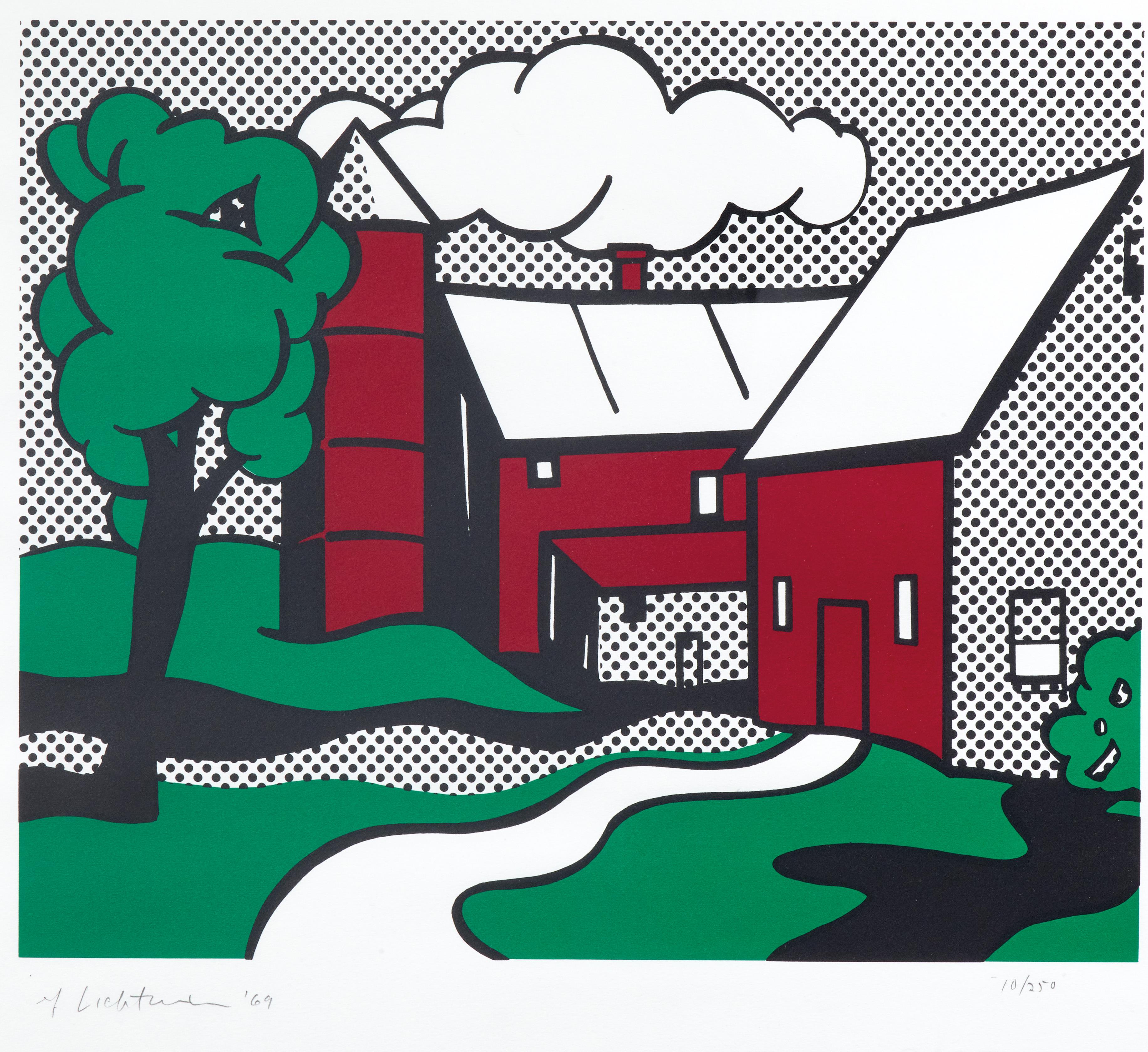 Roy Lichtenstein - Red Barn