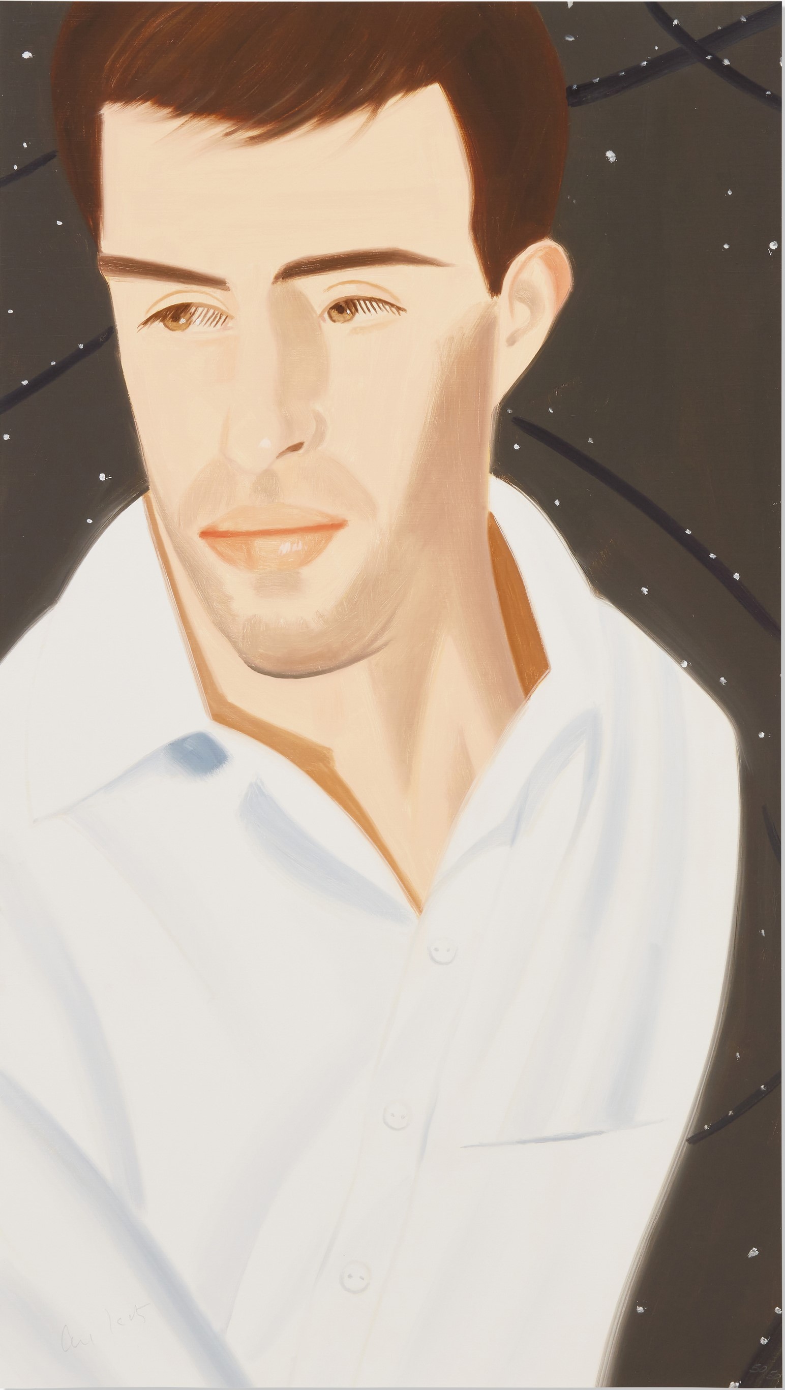 Alex Katz - White Shirt (Vincent 2) (from the White Shirt portfolio)