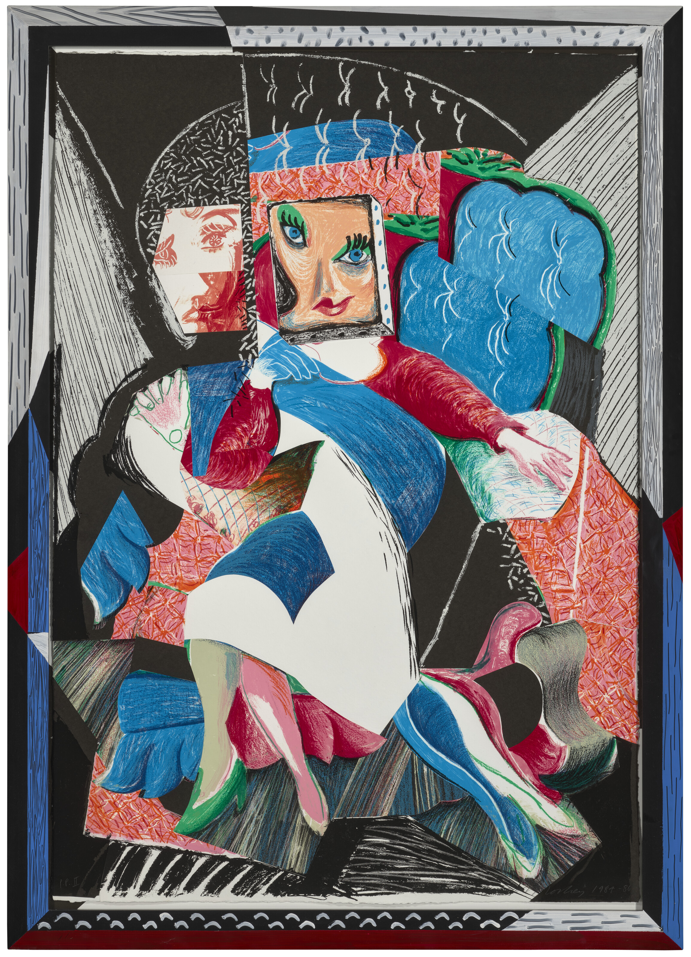 David Hockney - An Image of Celia, from Moving Focus