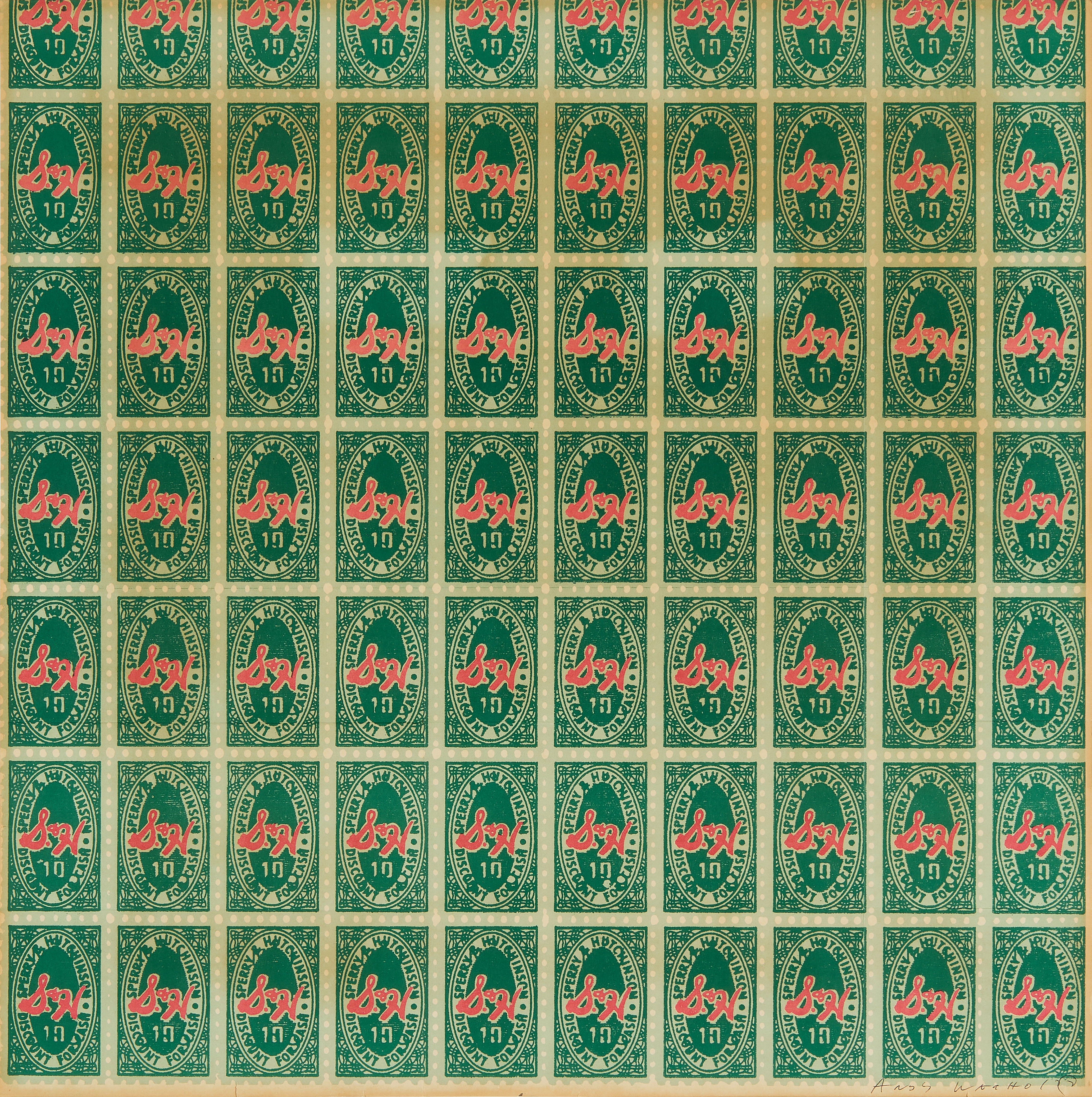 Andy Warhol - S&H Green Stamps (F. & S. II.9)