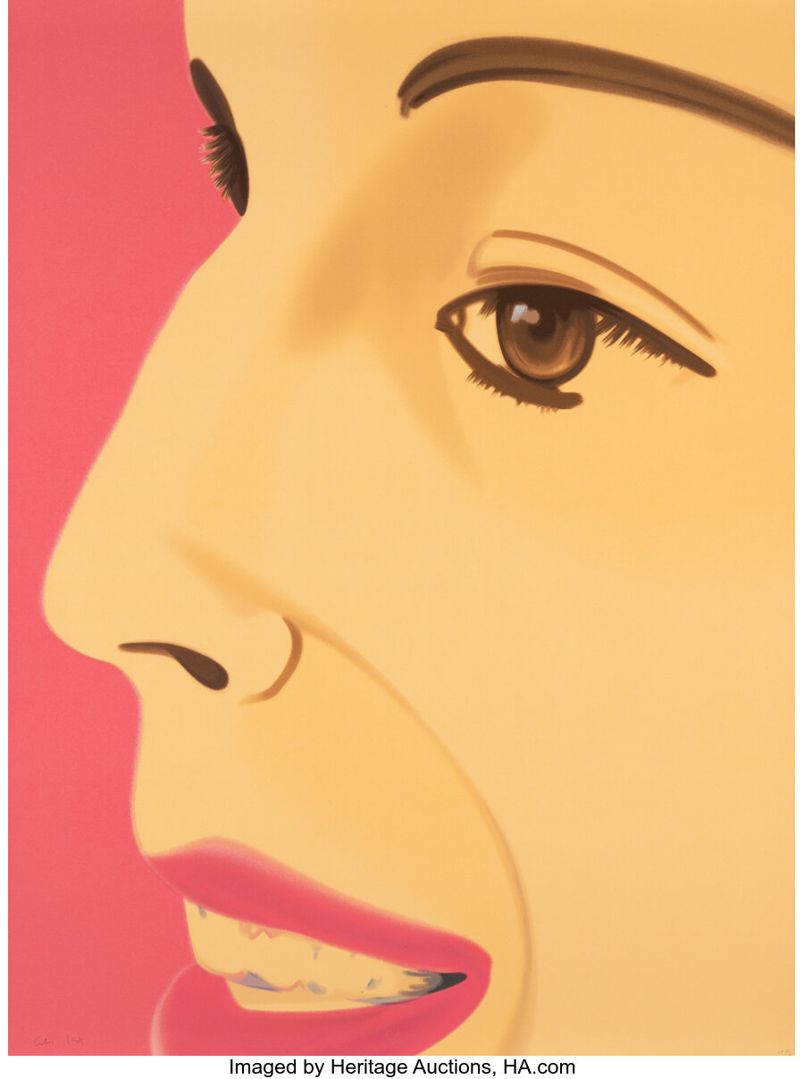 Alex Katz - Ada 7, from The Ada Portfolio