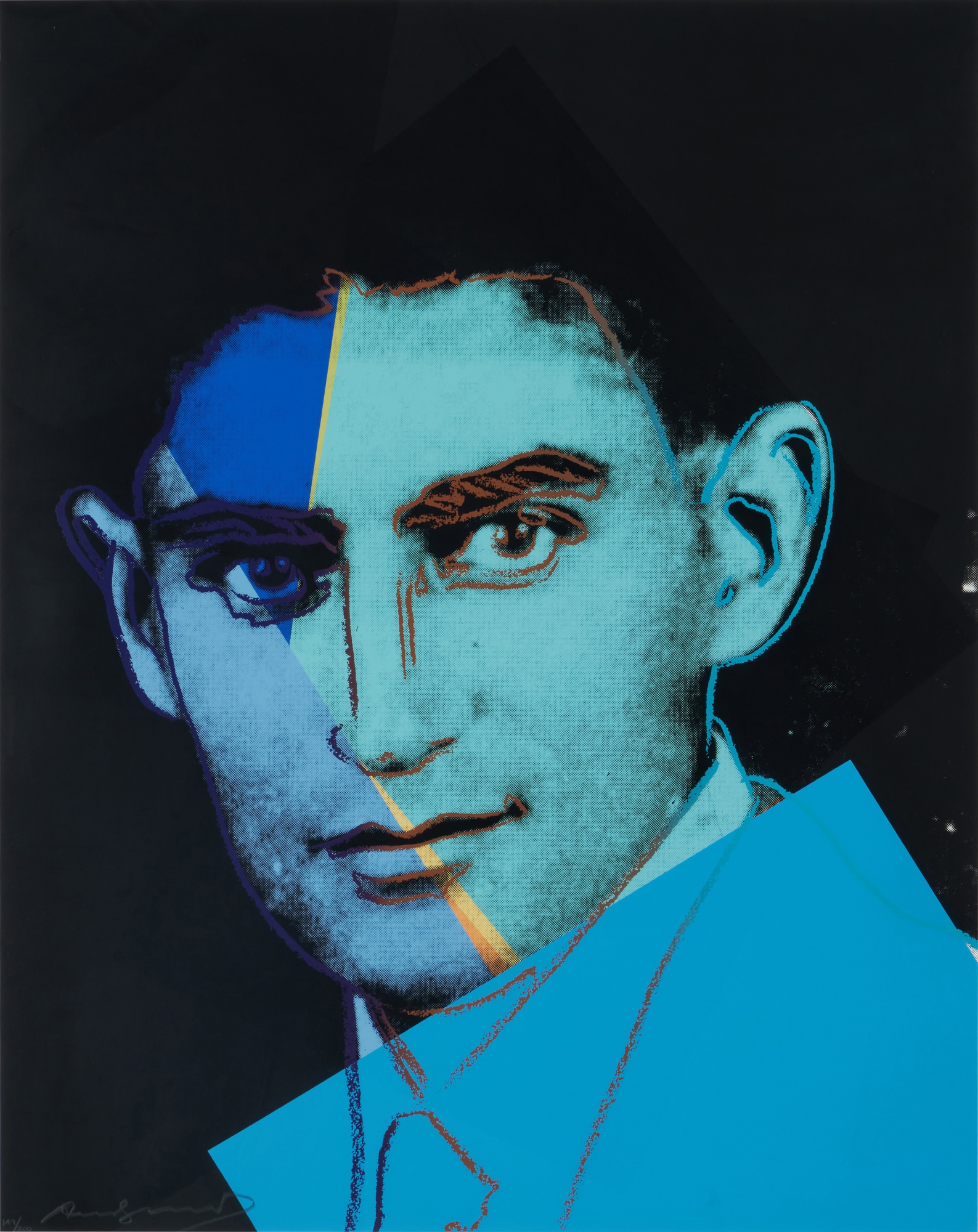 Andy Warhol - Franz Kafka, from Ten Portraits of Jews of the Twentieth Century (Feldman & Schellmann II.226)