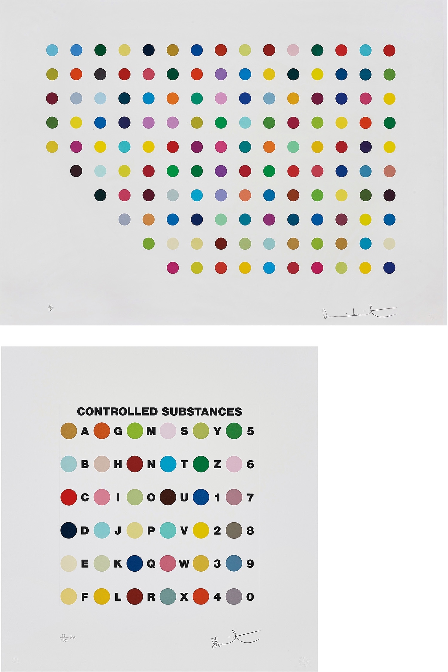 Damien Hirst - Meprobamate; and Controlled Substances Key Spot