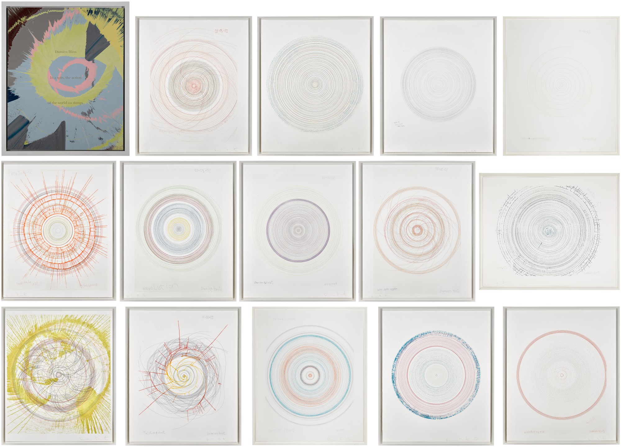 Damien Hirst - In a Spin, the Action of the World on Things, Volume II