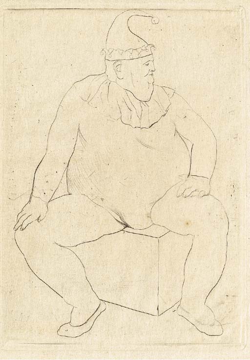 Pablo Picasso - Le Saltimbanque au repos, from La Suite des Saltimbanques