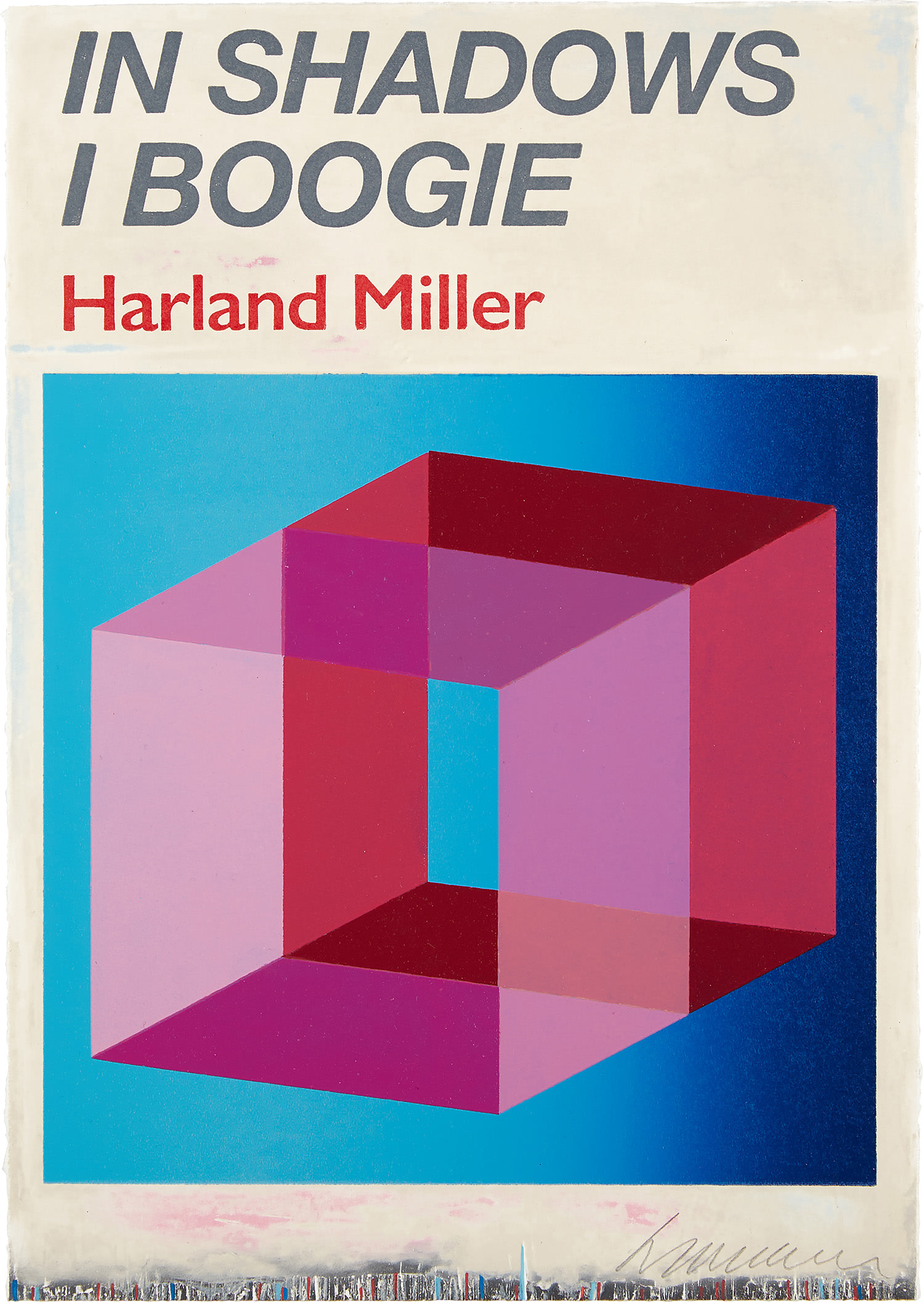 Harland Miller - In Shadows I Boogie (Blue)