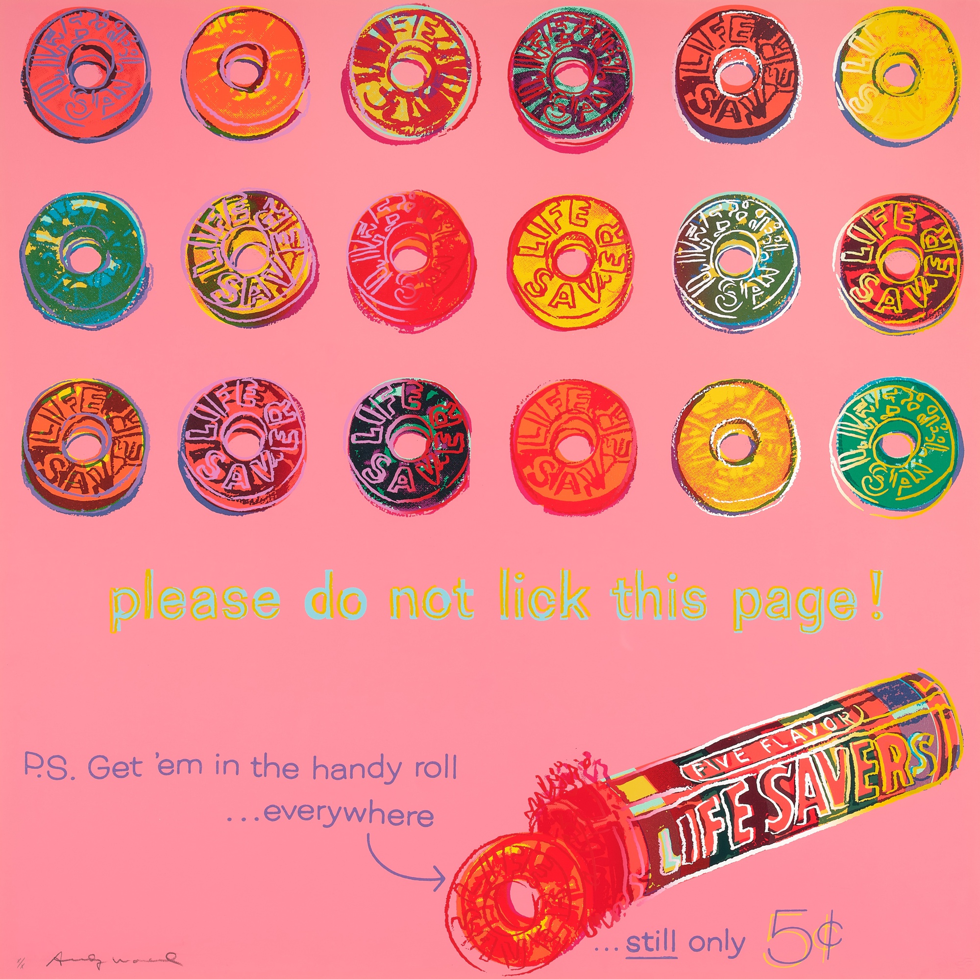 Andy Warhol - Lifesavers, from Ads