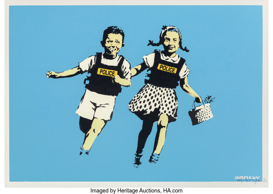 Banksy - Jack and Jill (Police Kids)