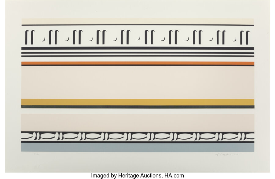 Roy Lichtenstein - Entablature VIII (from the Entabalture series)