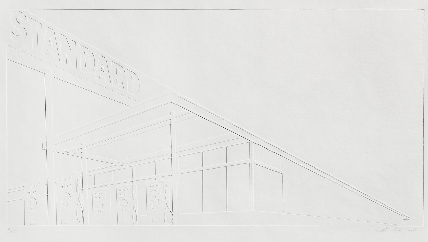 Ed Ruscha - Ghost Station