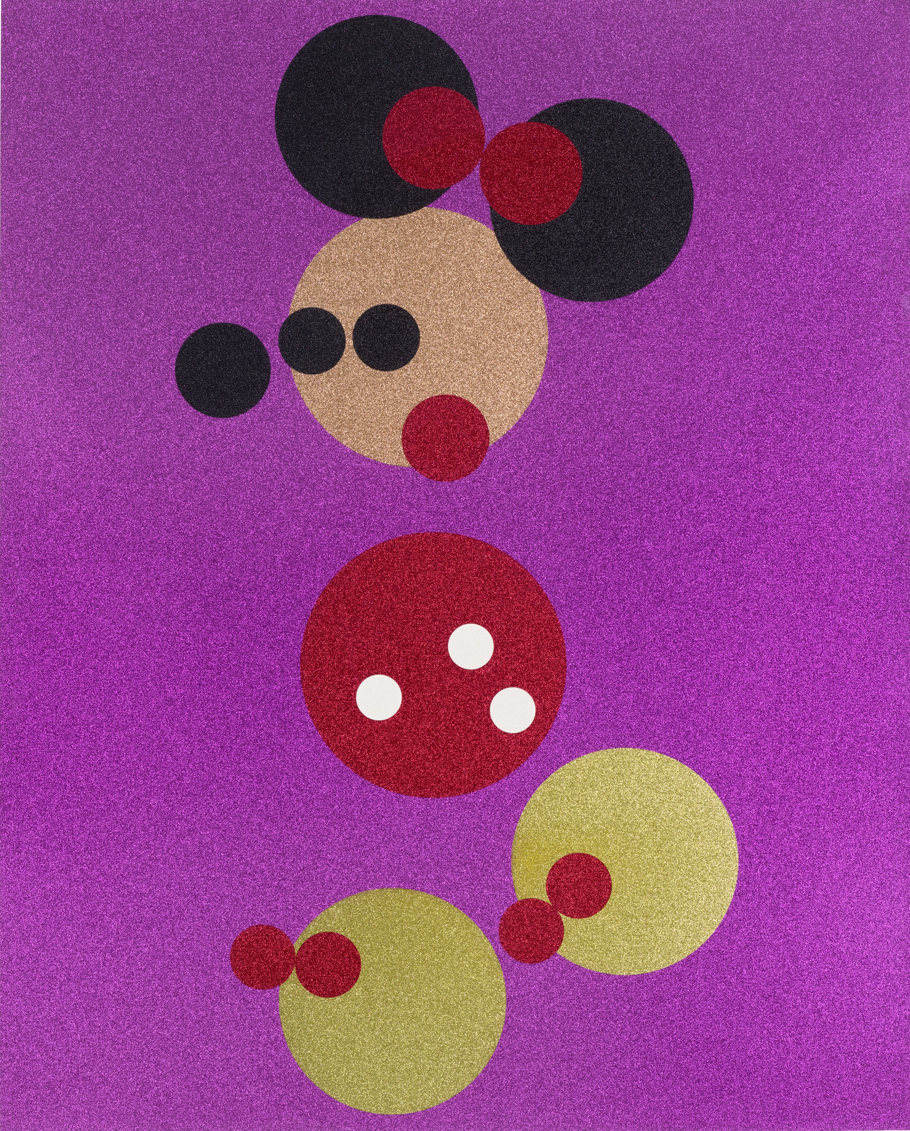 Damien Hirst - Minnie (Pink Glitter) (Large)