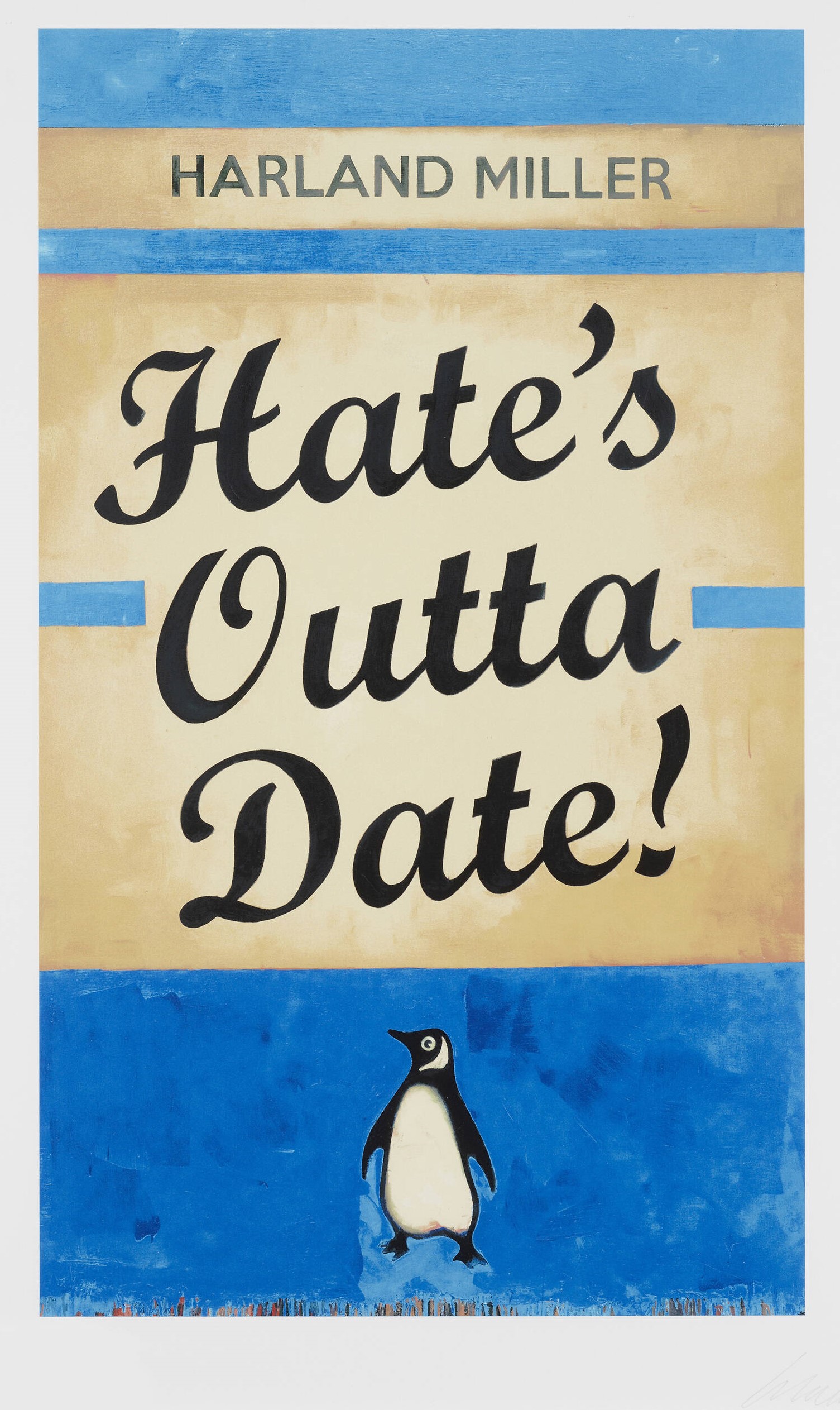 Harland Miller - Hates Outta Date! (Blue)