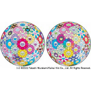 Takashi Murakami - 1. Flowerball: Colorful, Miracle, Sparkle 2. Burying My Face in the Field of Flower