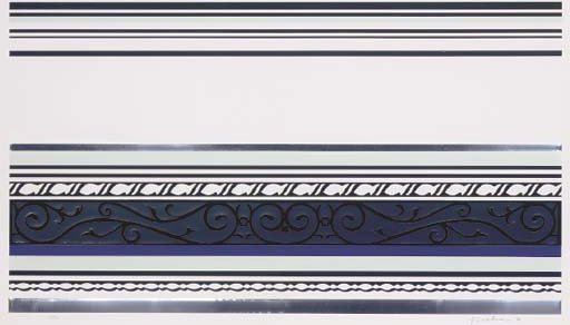 Roy Lichtenstein - Entablature IX, from Entablature Series