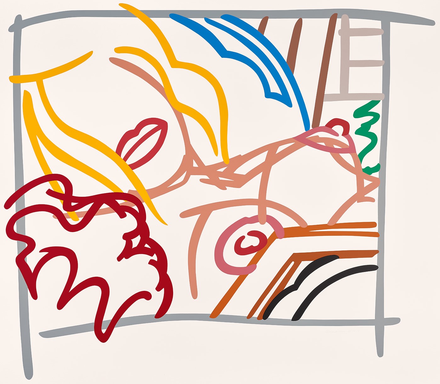 Tom Wesselmann - Bedroom Blonde Doodle with Photo (W.P.I. P8803)