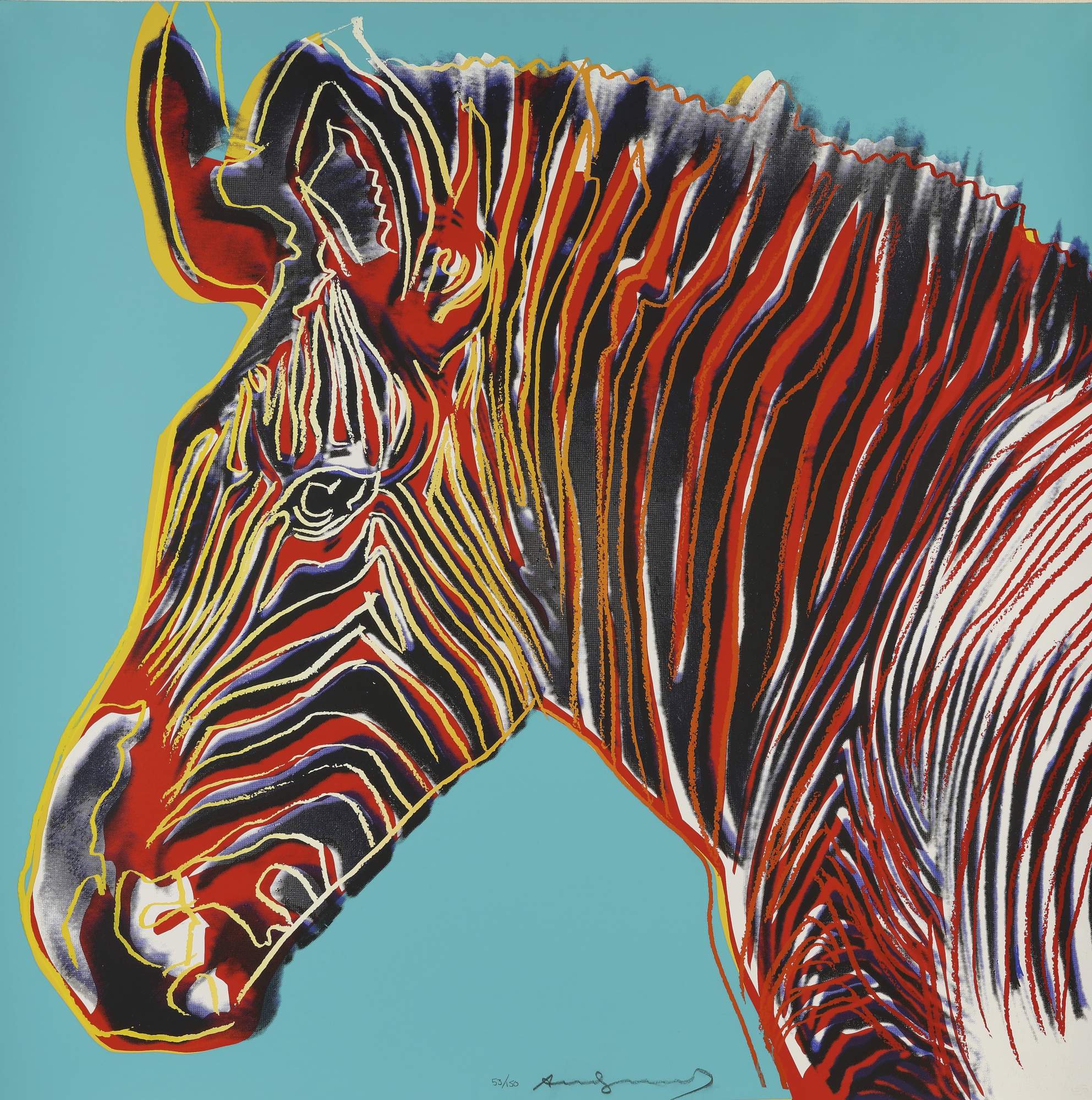 Andy Warhol - Grevy's Zebra