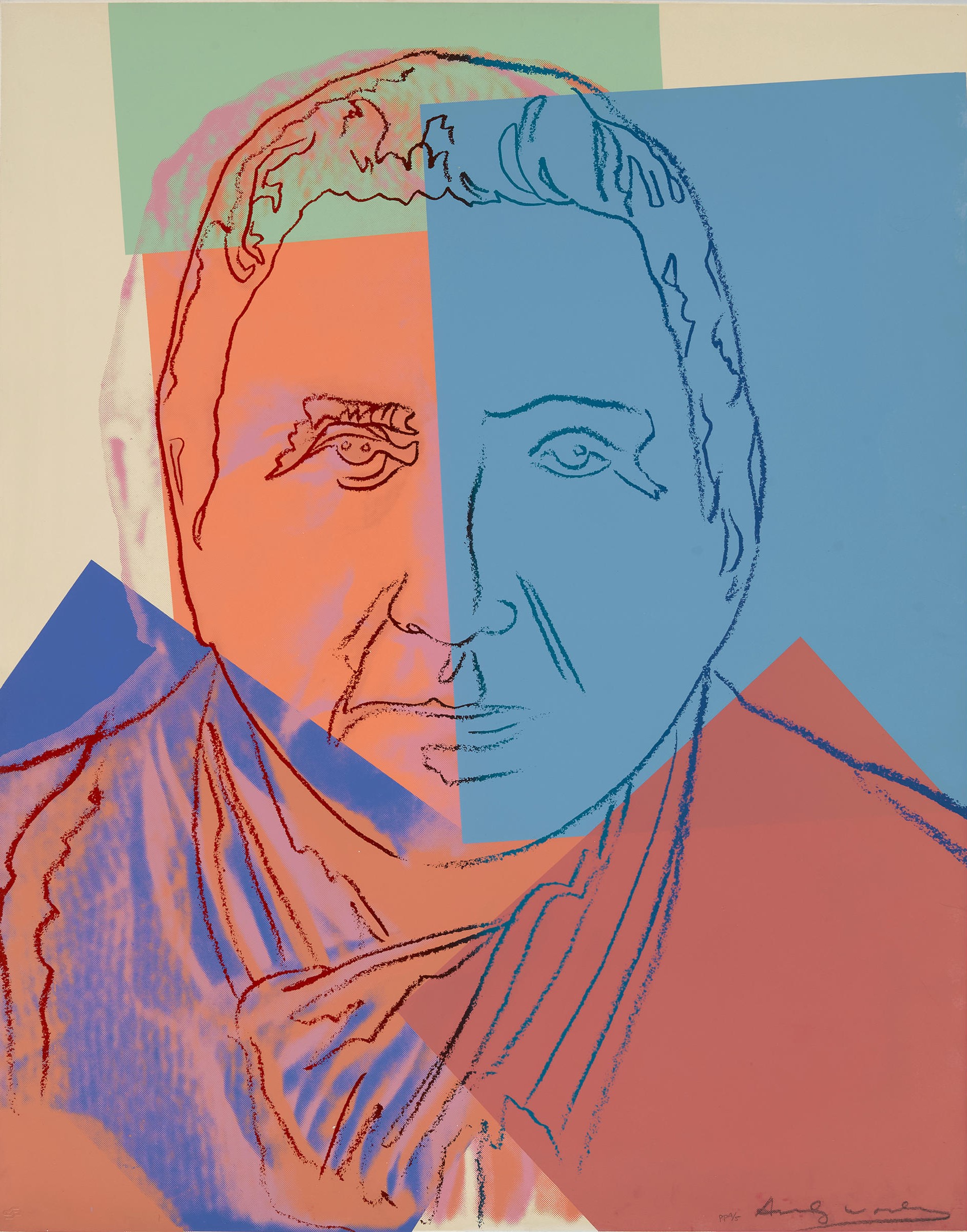 Andy Warhol - Gertrude Stein, from Ten Portraits of Jews of the Twentieth Century (Feldman & Schellmann II.227)