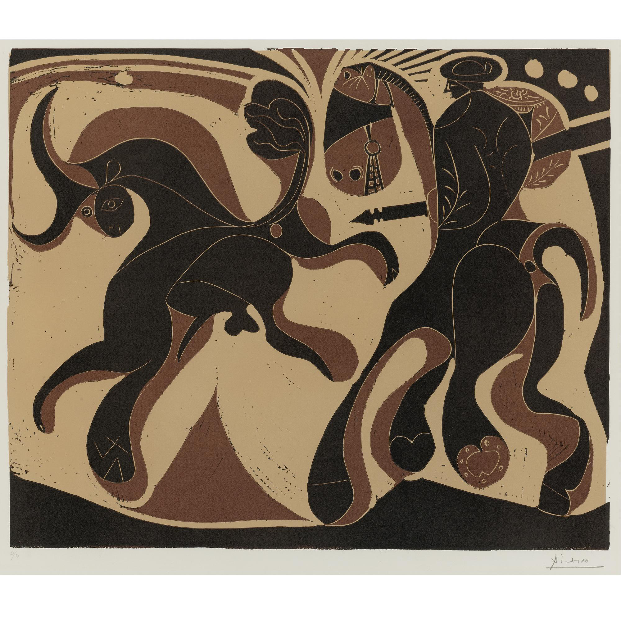 Pablo Picasso - Taureau et Picador