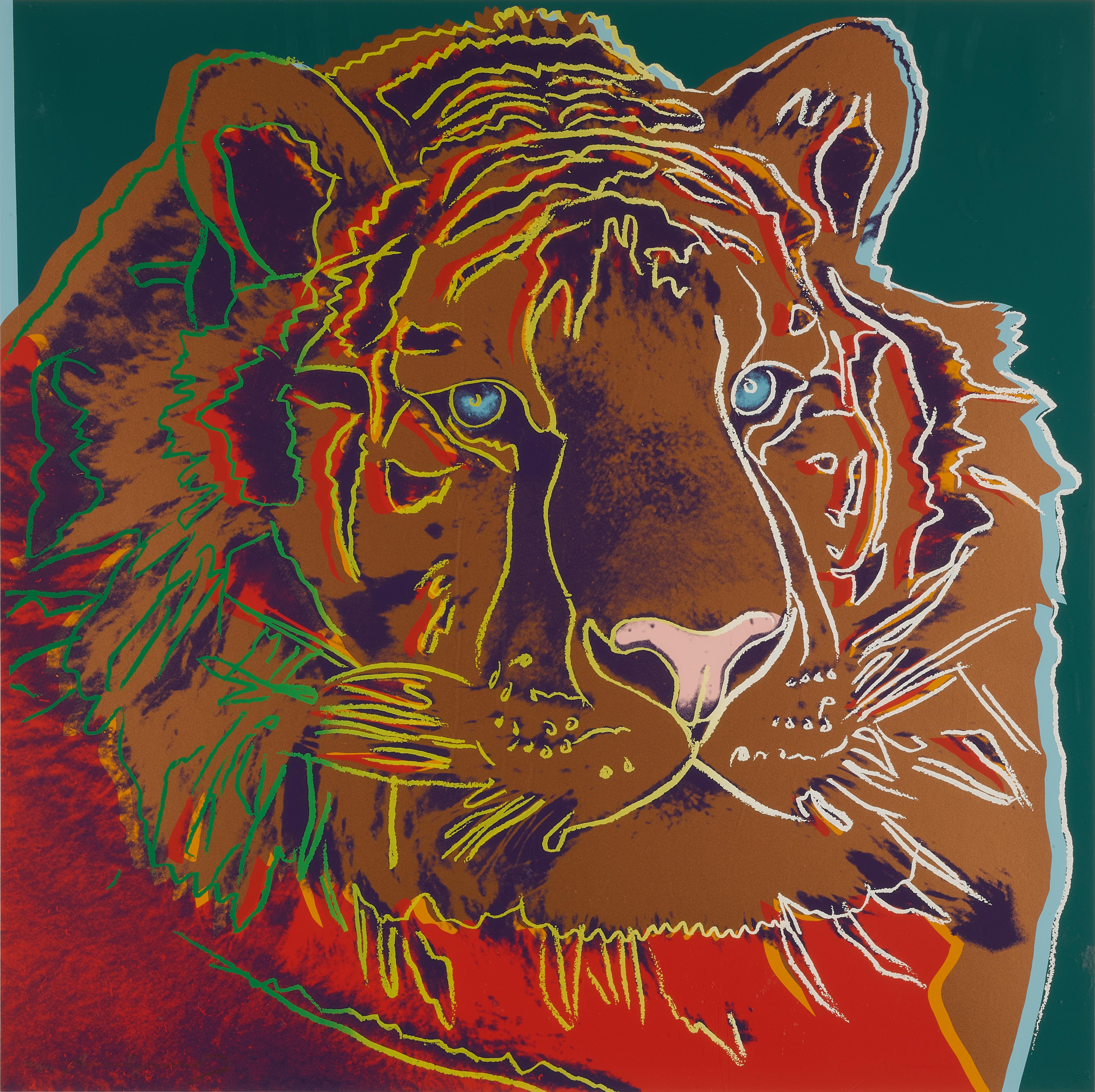 Andy Warhol - Siberian Tiger, from Endangered Species (Feldman & Schellmann II.297)