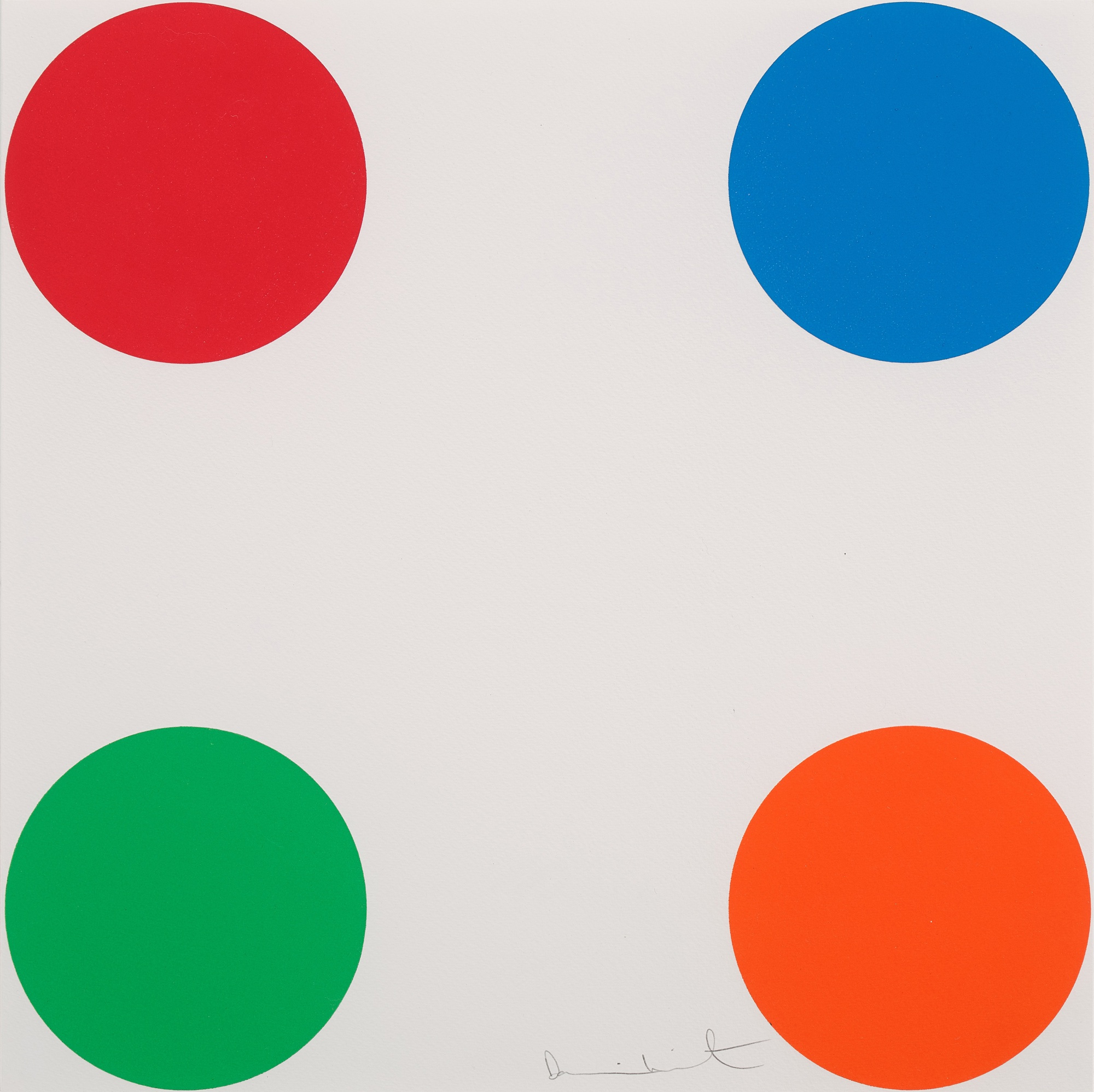 Damien Hirst - Fenbufen, from 40 Woodcut Spots