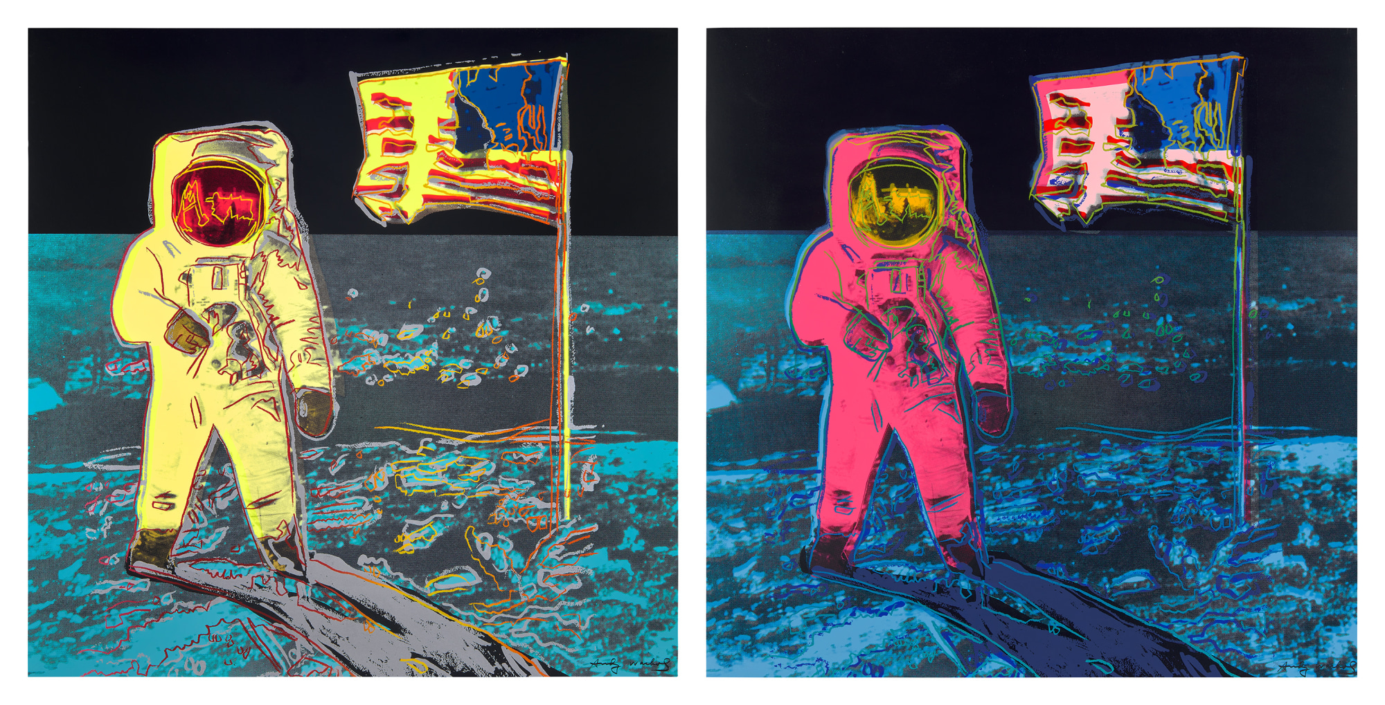Andy Warhol - Moonwalk (F. & S. 404 & 405)