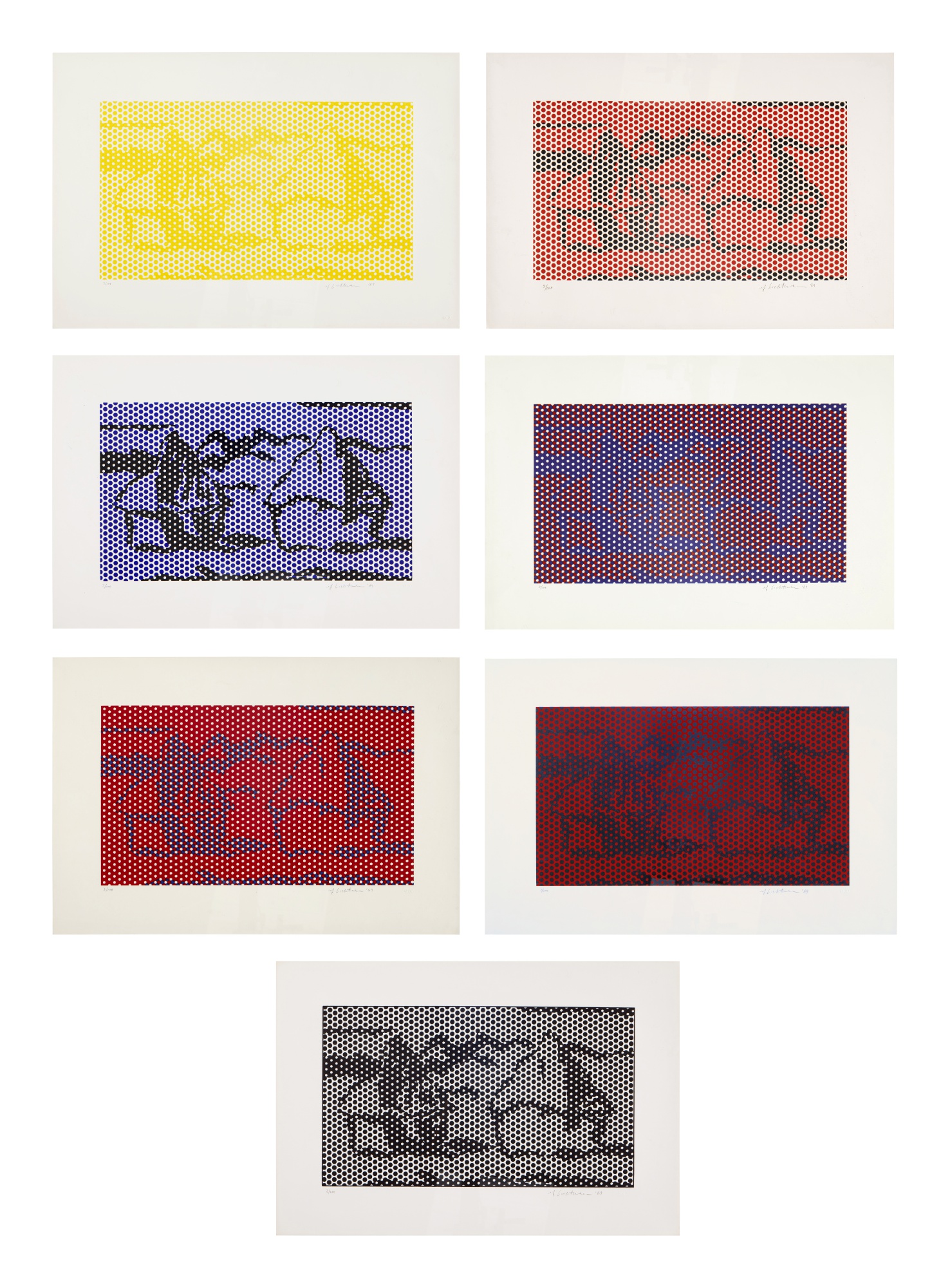 Roy Lichtenstein - Haystack Series