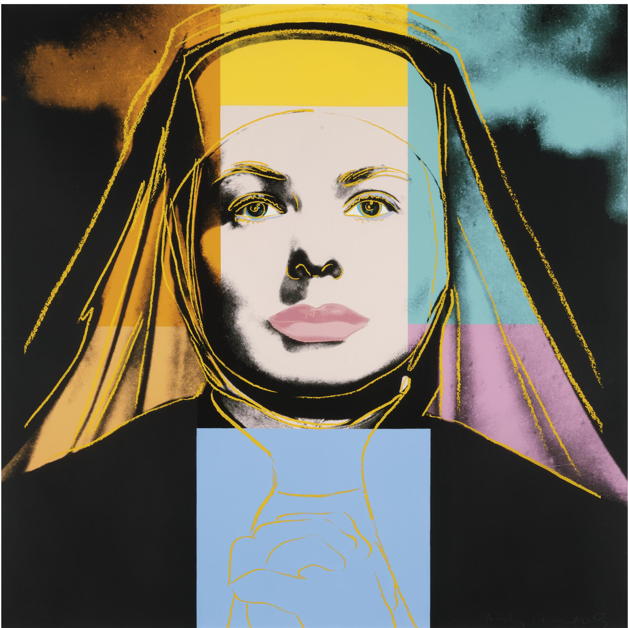 Andy Warhol - INGRID BERGMAN: THE NUN